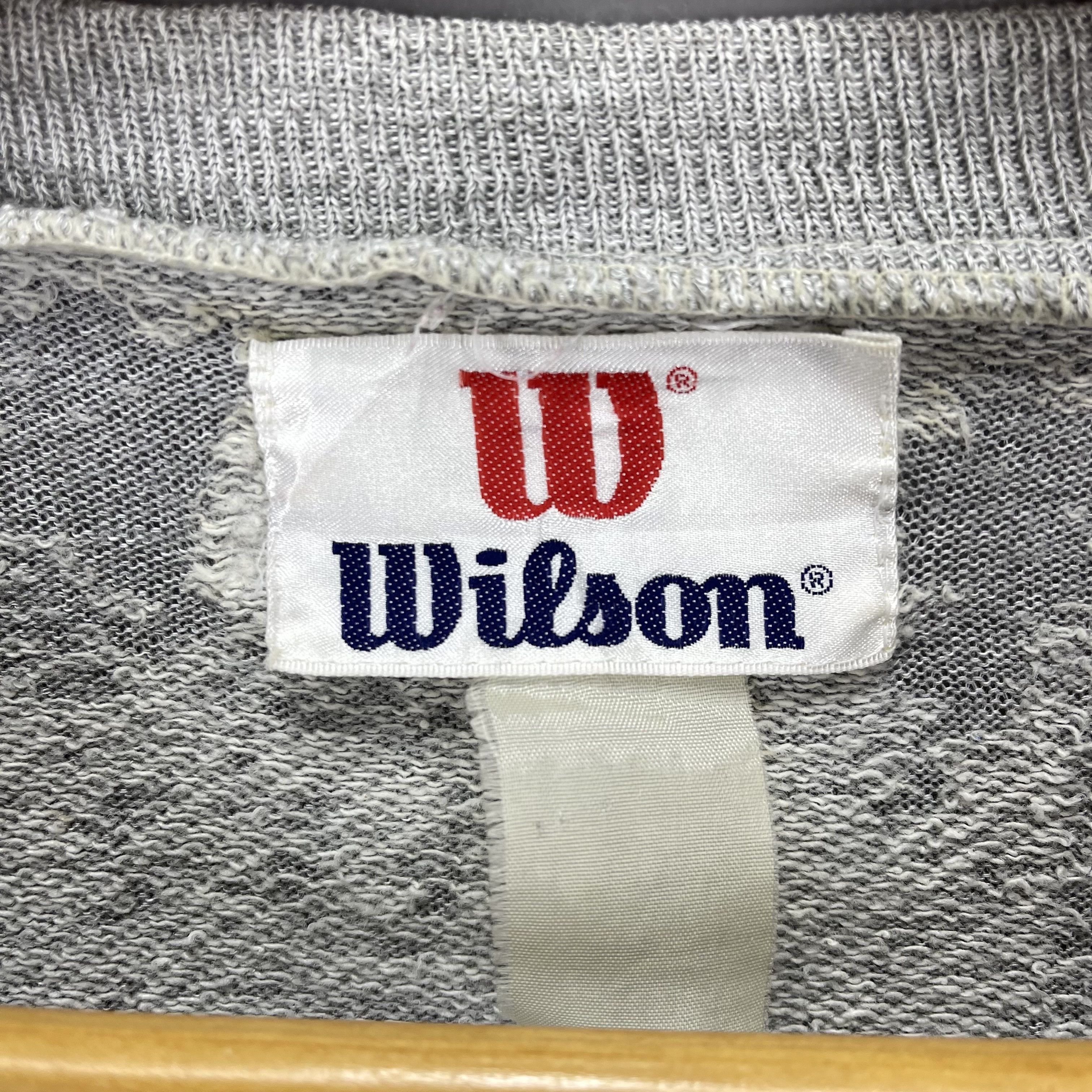 Wilson 90s Vintage WILSON Crew Neck Sweatshirt #1985/13 Size US L / EU 52-54 / 3 - 7 Thumbnail