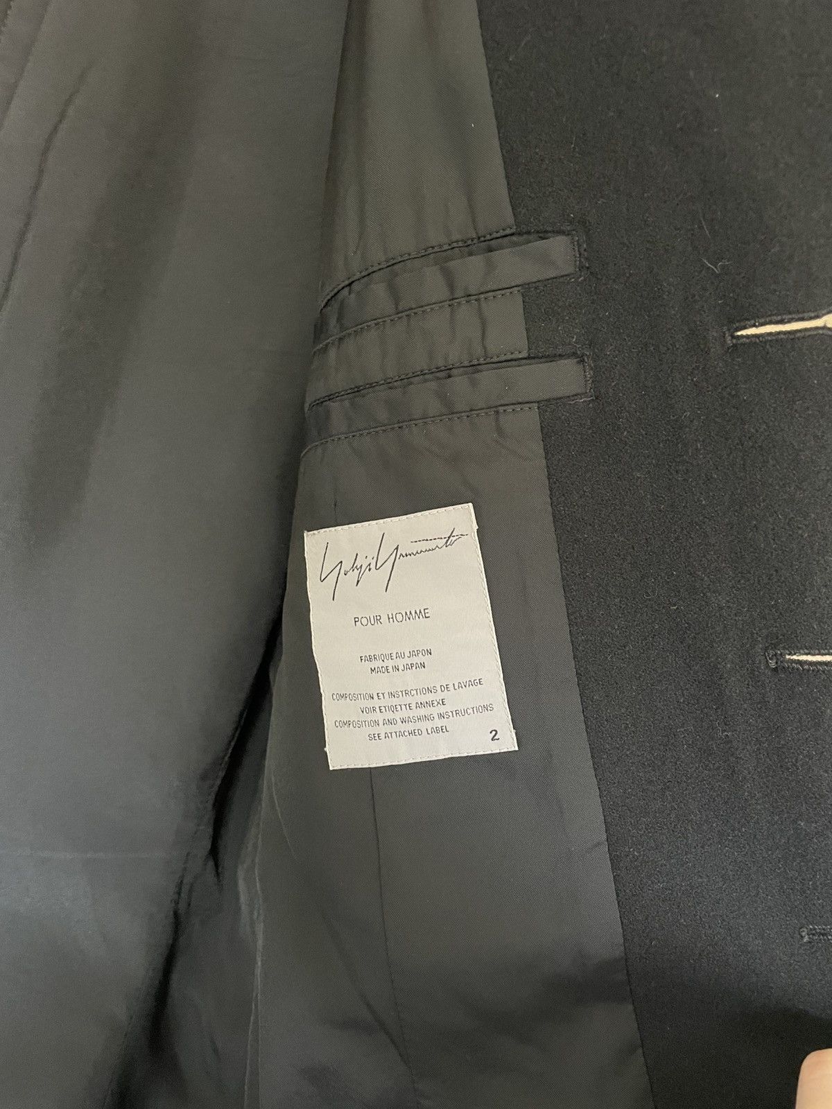 Yohji Yamamoto Yohji yamamoto pour homme 07aw military jacket Size US M / EU 48-50 / 2 - 5 Thumbnail