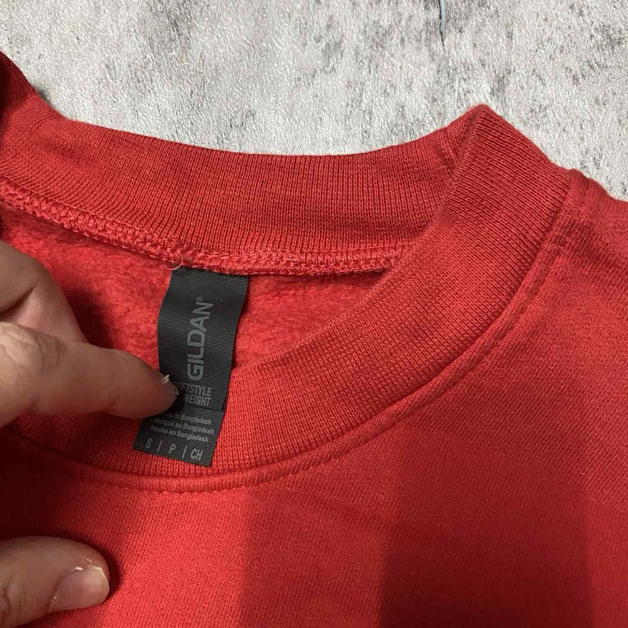 Gildan Red vintage crewneck sweatshirt Size US S / EU 44-46 / 1 - 3 Thumbnail