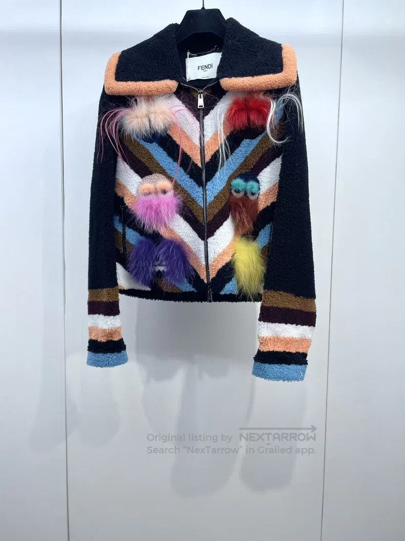 Fendi Fendi Heavyweight Patchwork Fur Jacket Size XS / US 0-2 / IT 36-38 - 1 Thumbnail