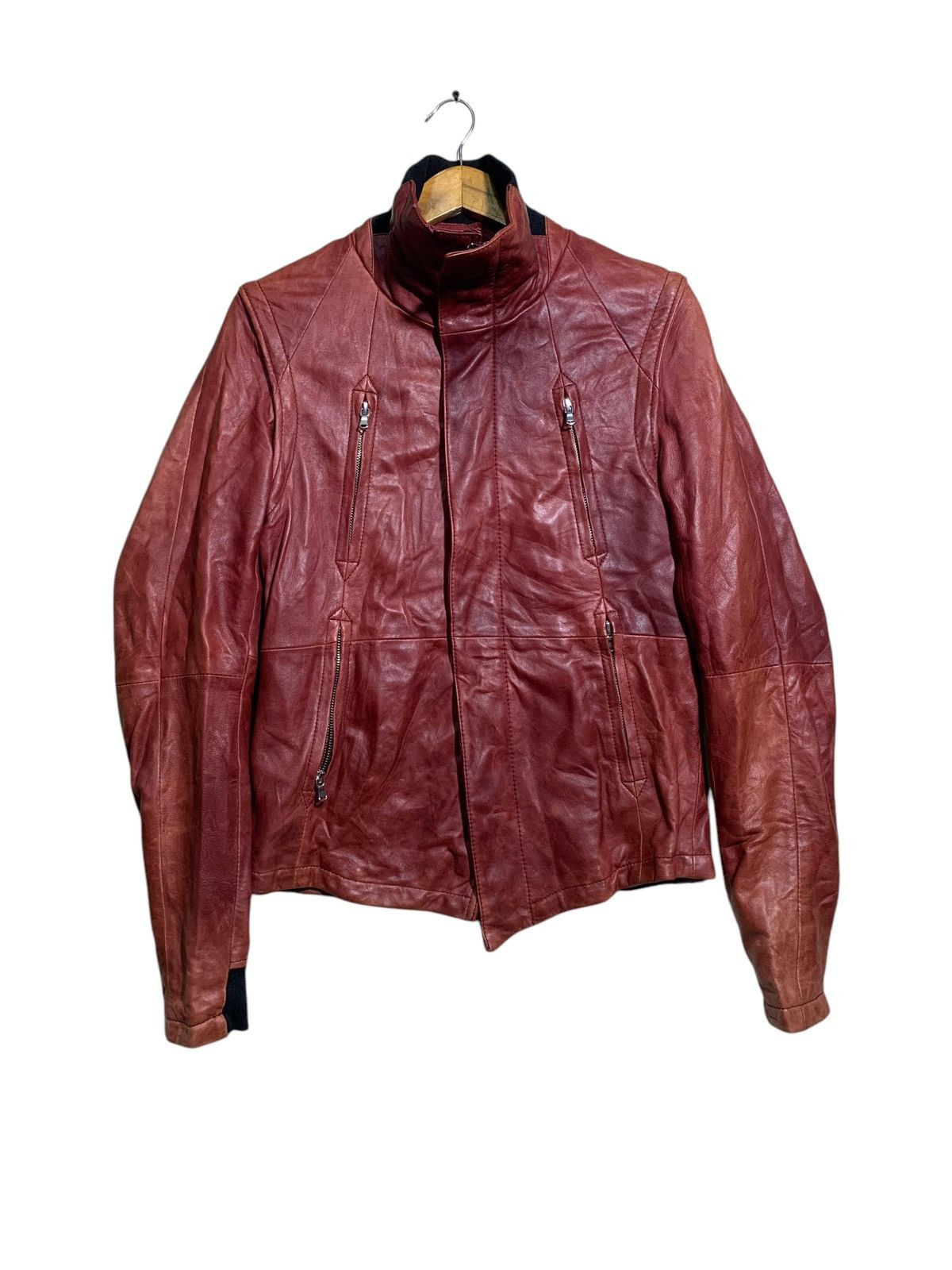 Japanese Brand × Leather Jacket ?GROSBEC SHEEPSKIN LEATHER 