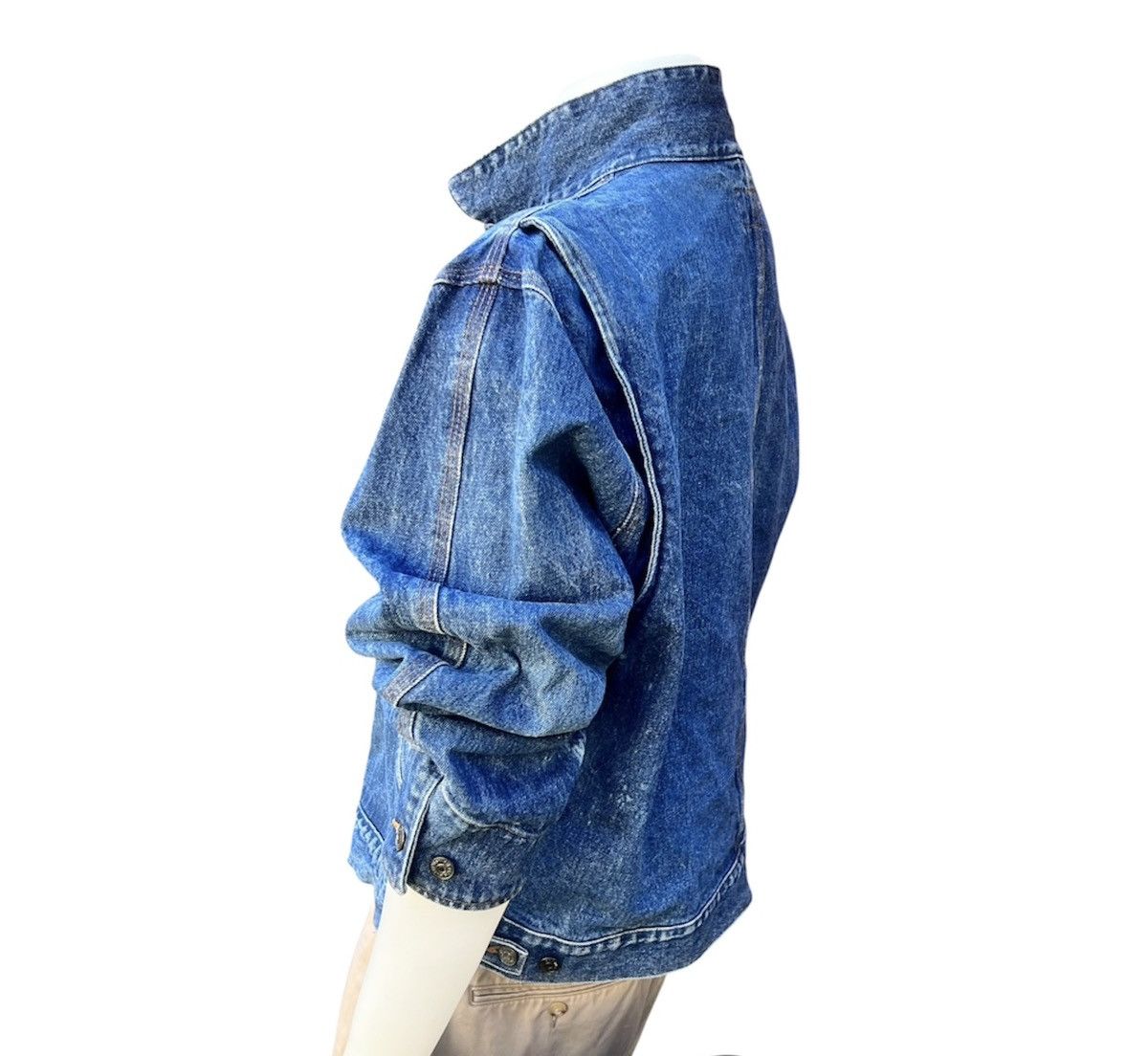 Polo Ralph Lauren Vintage 90s Polo RL Dungarees USA Trucker Jean Jacket XL Size US XL / EU 56 / 4 - 7 Thumbnail