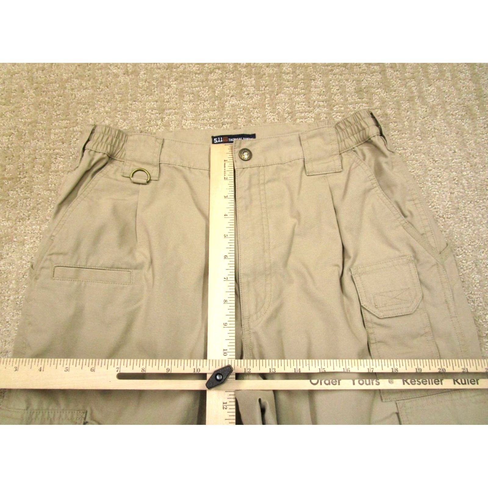Vintage 5.11 Tactical Pants Men 32x32 Brown Cargo Rip Stop Utility Trousers Stretch Cargo Pocket Size US 32 / EU 48 - 6 Thumbnail