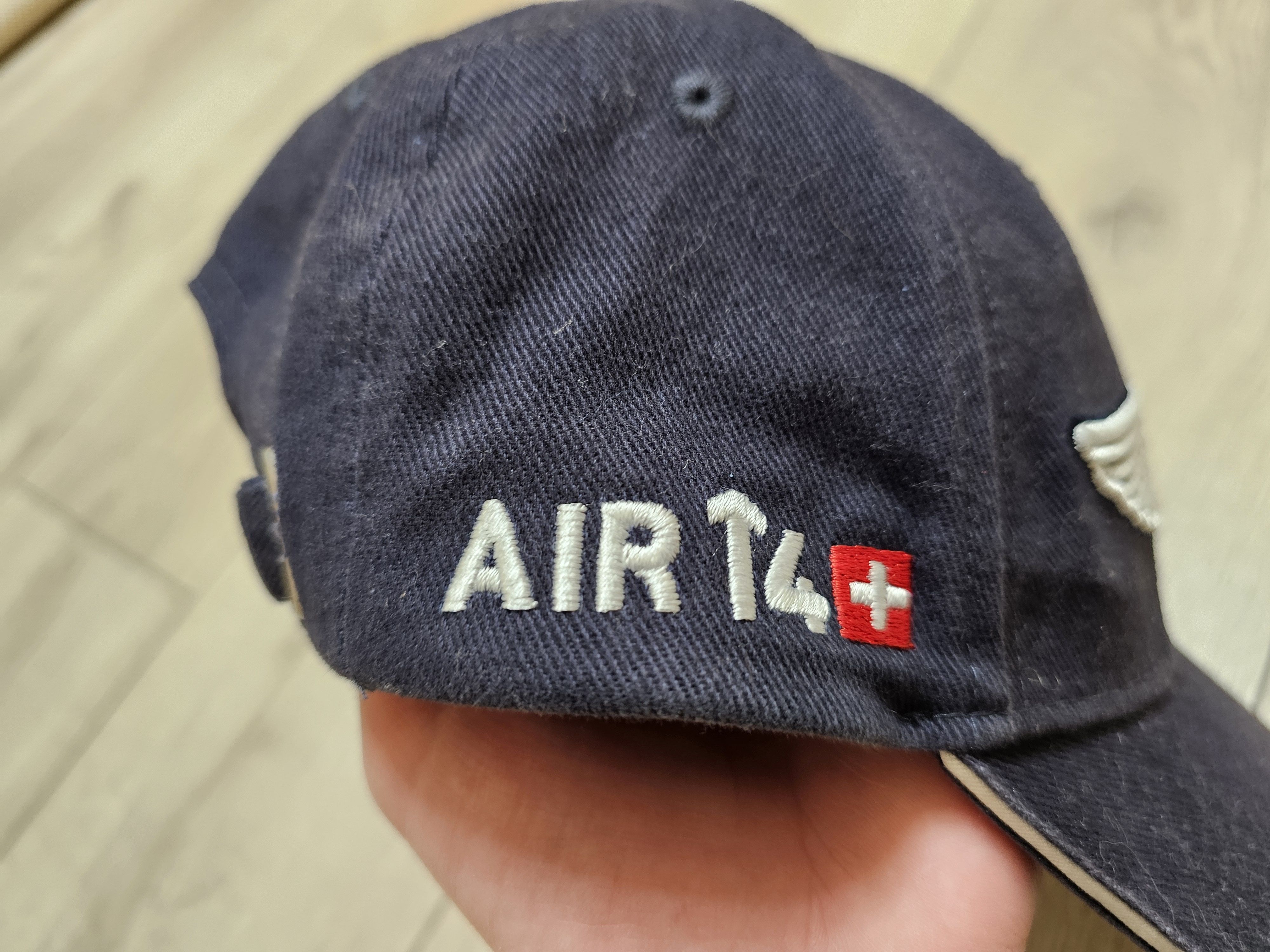 Breitling × Vintage BREITLING CAP VINTAGE 90s SWISS AIR 14 HAT CAP BREITLING Size ONE SIZE - 7 Thumbnail