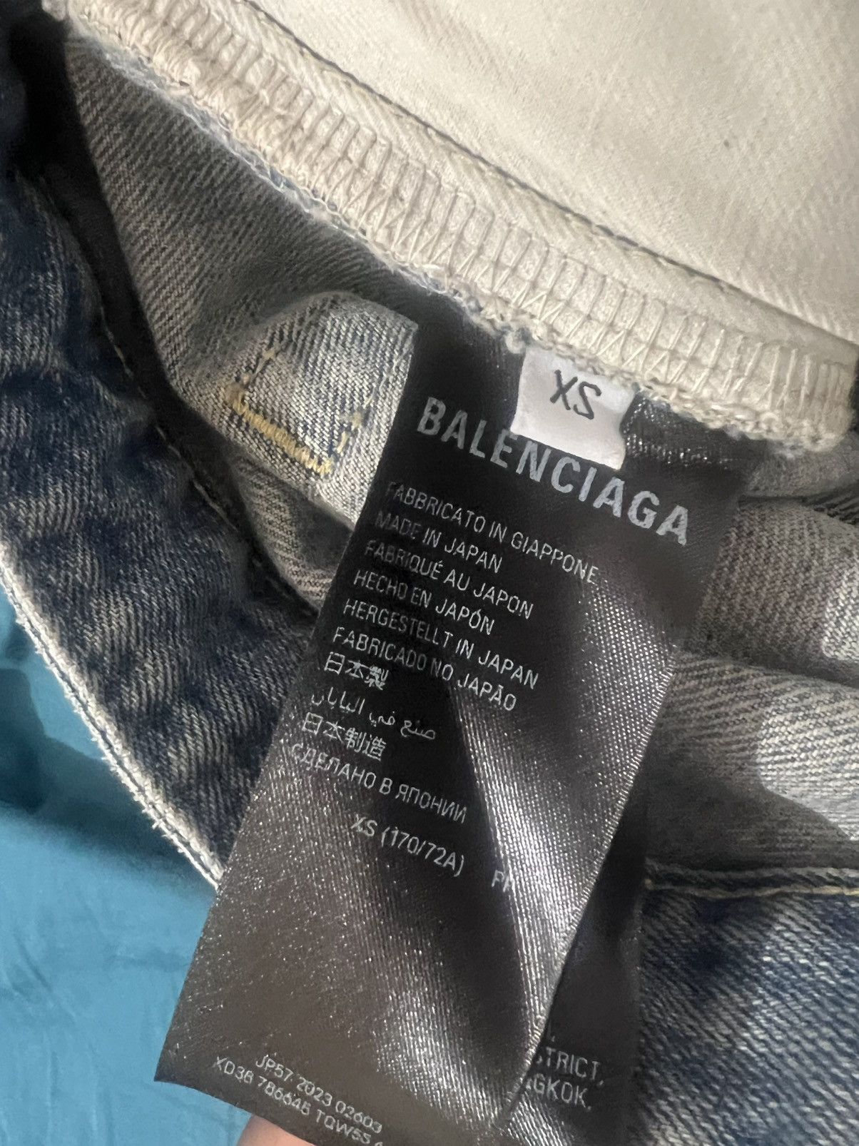 Balenciaga Balenciaga 50/50 baggy hybrid camo denim jeans Size US 32 / EU 48 - 4 Thumbnail