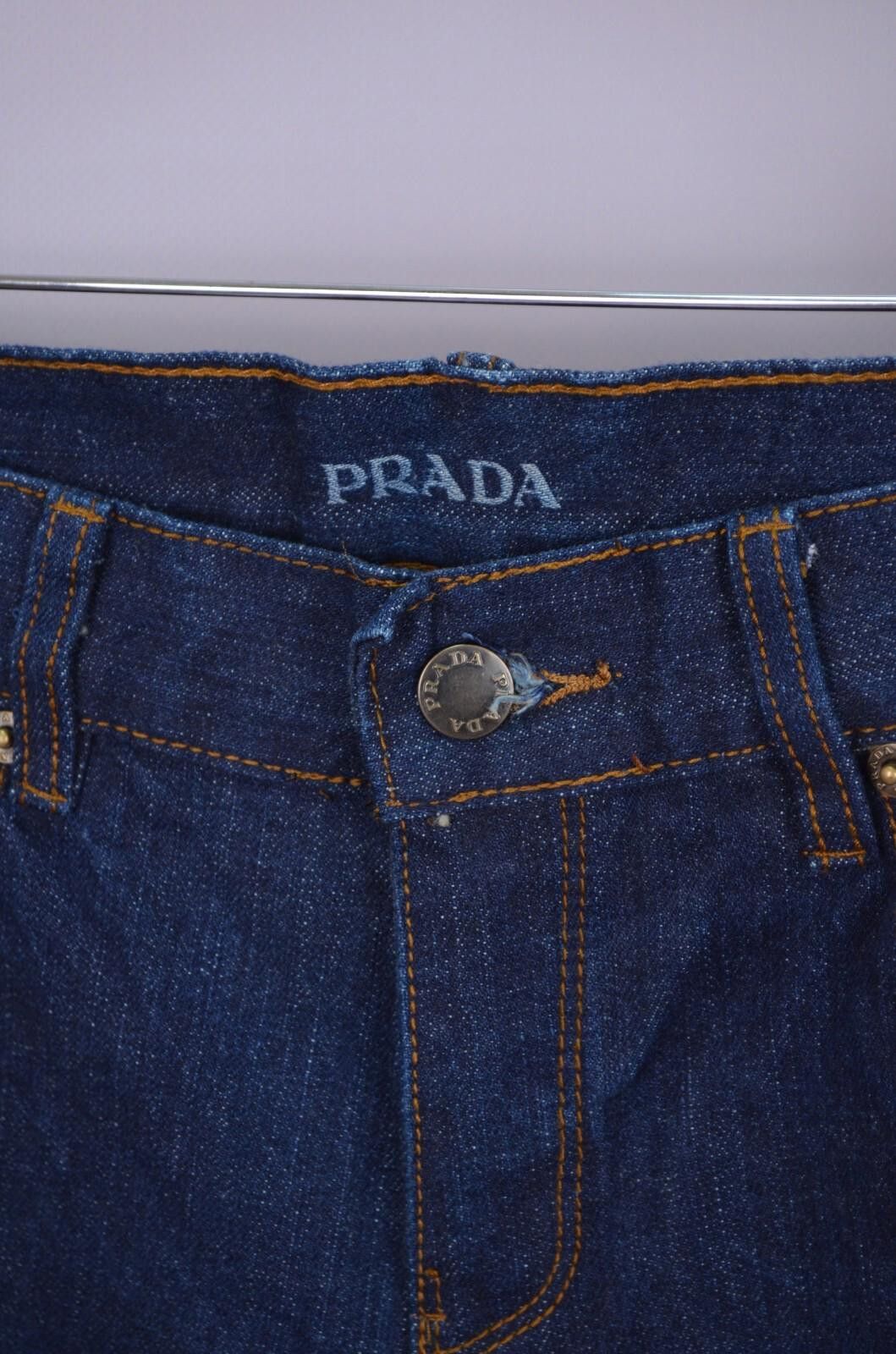 Prada Prada Denim Womens Jeans Red Tab Nylon Size IT 40, 42 Size 28" / US 6 / IT 42 - 6 Thumbnail