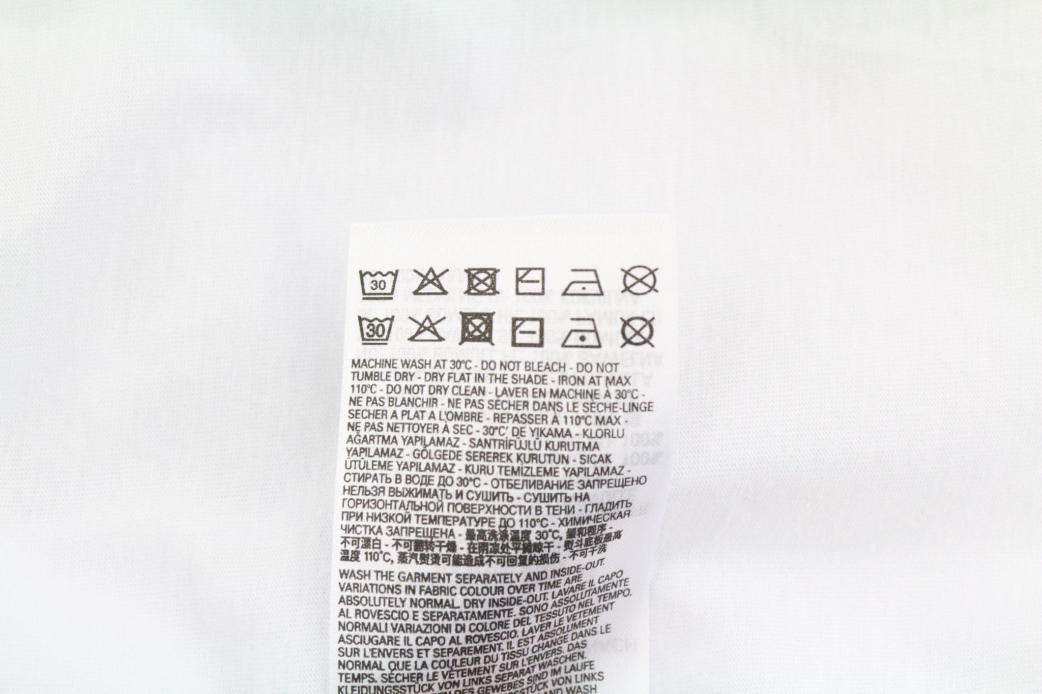 Diesel T-JUST-A35 XL Short Sleeve Logo White Tee 40257 Size US XL / EU 56 / 4 - 7 Thumbnail