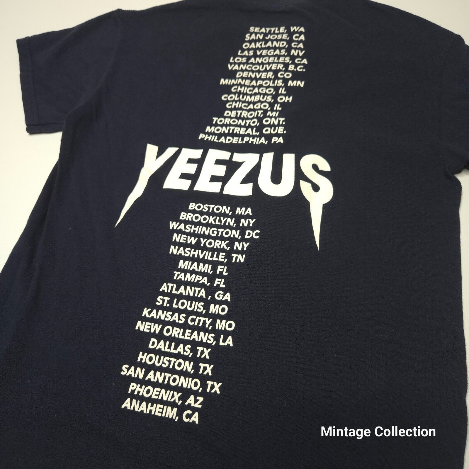 Yeezy Yeezus Tour Kanye West Yeezy Portrait Concert Shirt Blue S Size US S / EU 44-46 / 1 - 5 Thumbnail