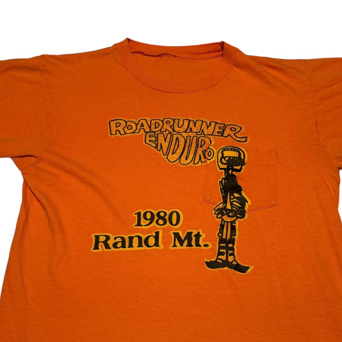 Vintage 1980 Roadrunner Enduro Rand Mountain Race Motocross Shirt M Size US M / EU 48-50 / 2 - 2 Thumbnail