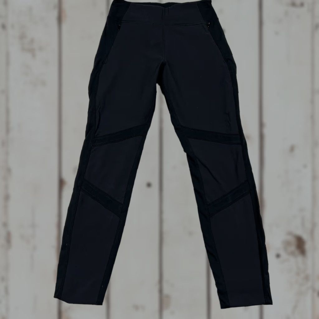 Athleta Athleta Leggings Womens Size 6 Pants Black Gray Stretch Panels Athletic Workout Yoga Gym & Training Athletic Leggings Womens (Inseam 27 in) Size 28" / US 6 / IT 42 - 1 Thumbnail