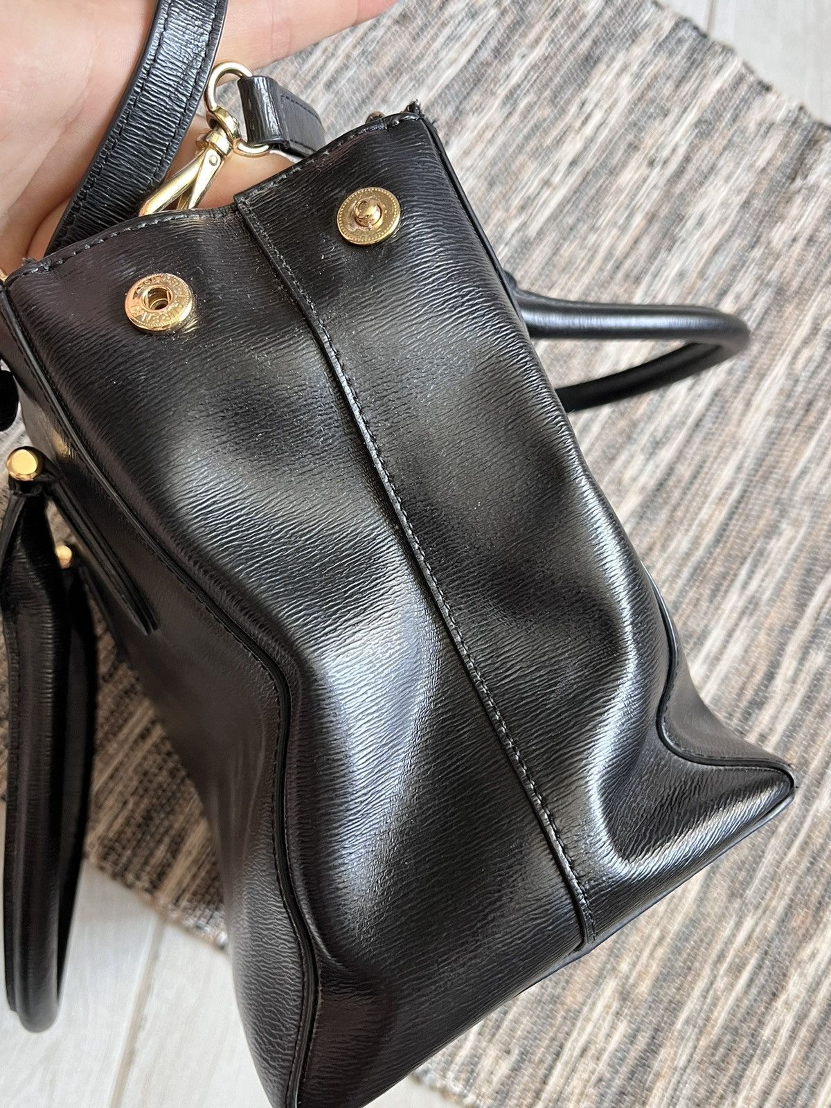 Polo Ralph Lauren × Vintage Vintage woman Polo Ralph Lauren Bag Calfskin Size ONE SIZE - 15 Thumbnail