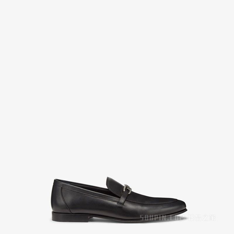 Fendi o1s1wg111225 Fendi O'Lock Loafers in Black Size US 10 / EU 43 - 1 Thumbnail