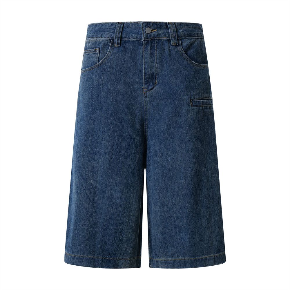Japanese Brand × Jean Men's punk cargo casual loose washed denim shorts y2k Size US 32 / EU 48 - 1 Thumbnail