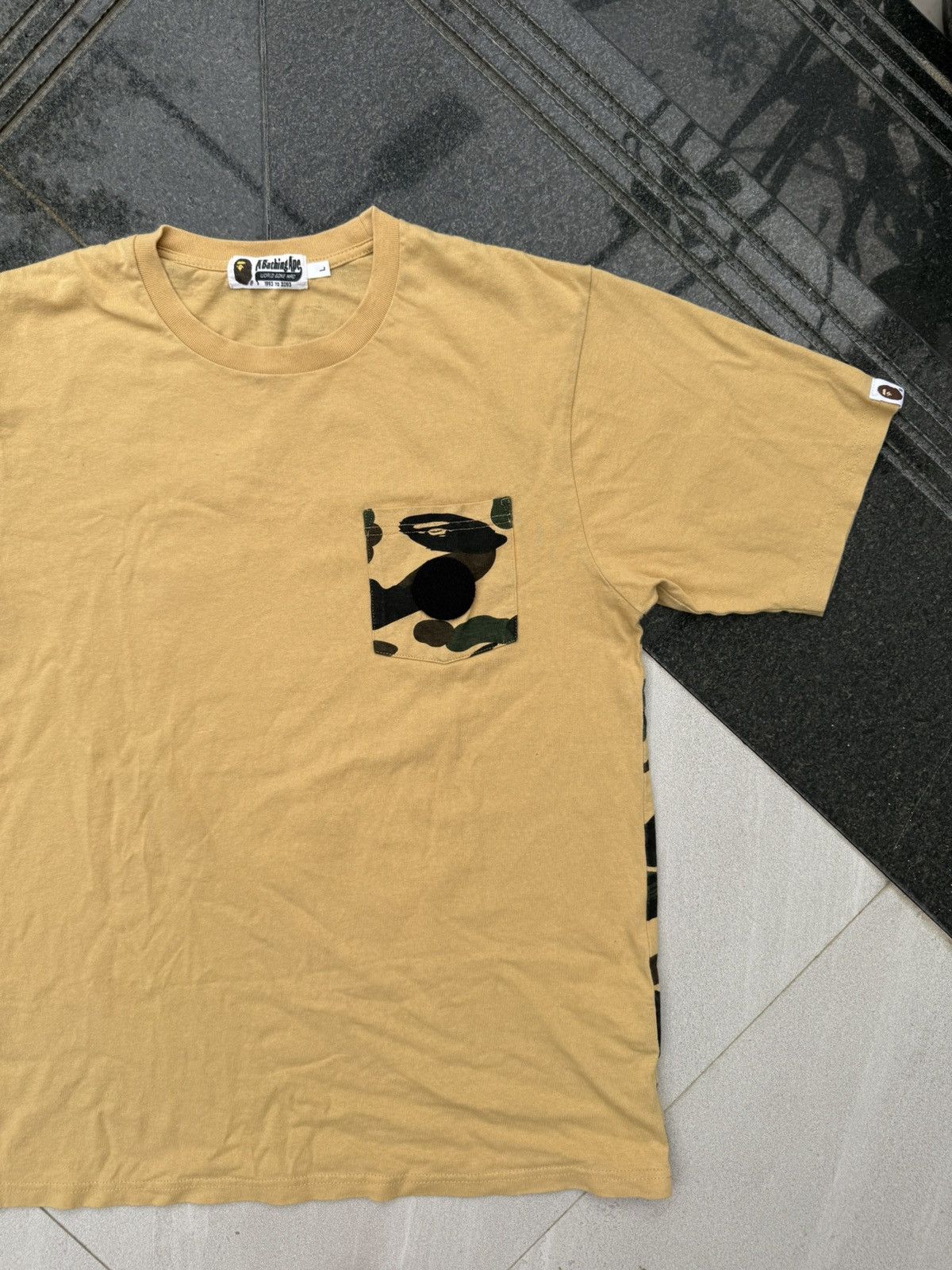 Vintage 90’s BAPE BATHING APE APES STRONGER RARE MULTI LOGO TSHIRT Size US M / EU 48-50 / 2 - 5 Thumbnail