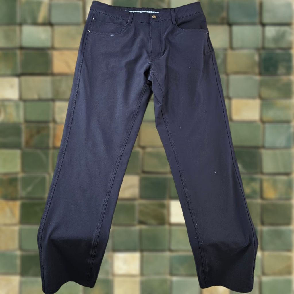 Footjoy FootJoy Pants Mens 32x32 Chino Athletic Stretch Blue 32 Regular Size US 32 / EU 48 - 1 Thumbnail