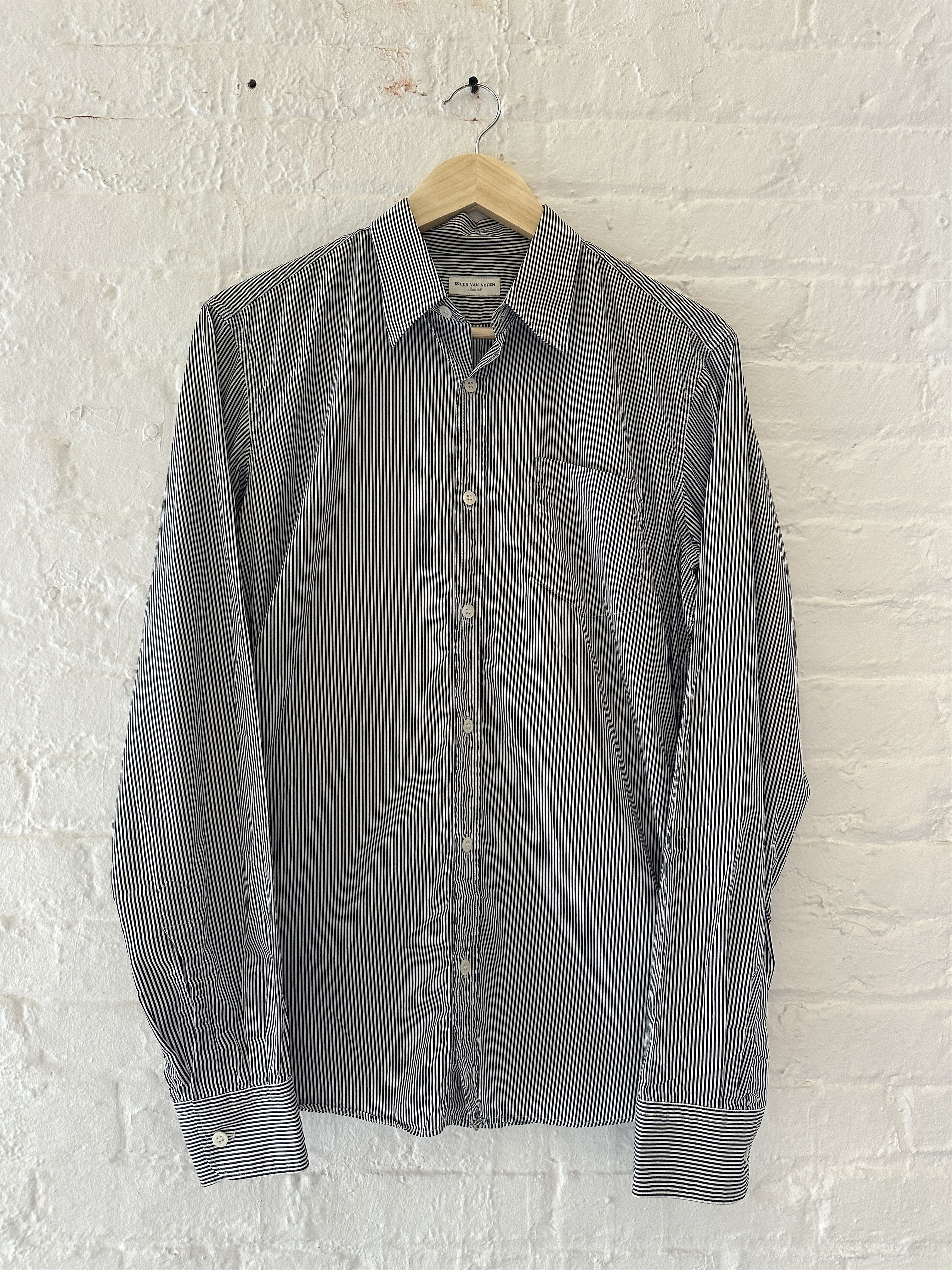 Dries Van Noten Striped Button Up Shirt