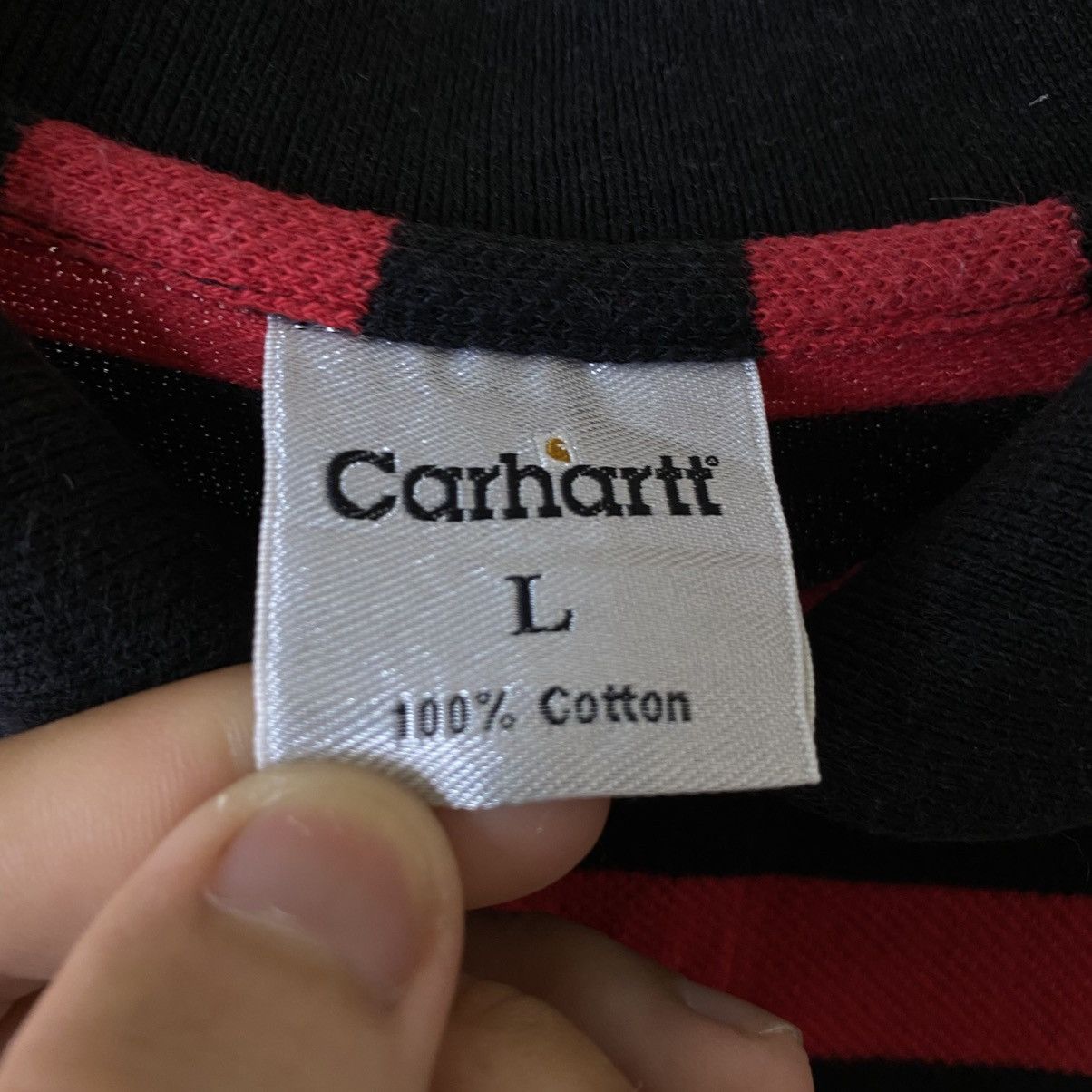 Carhartt Y2K Carhartt Stripes Polo T Shirt Size US M / EU 48-50 / 2 - 3 Thumbnail