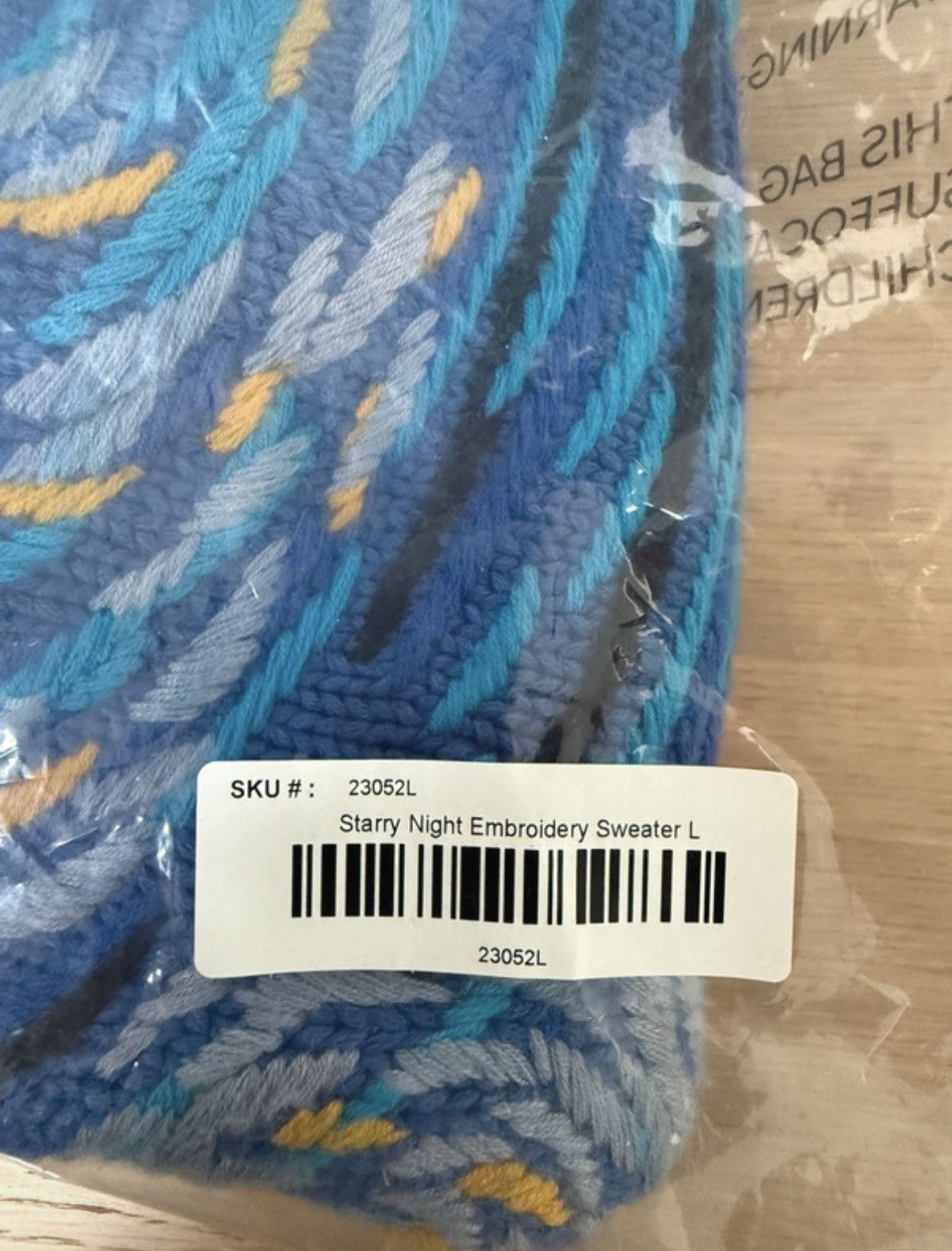 YITAI YITAI Starry Night Embroidery Sweater Size US L / EU 52-54 / 3 - 11 Thumbnail