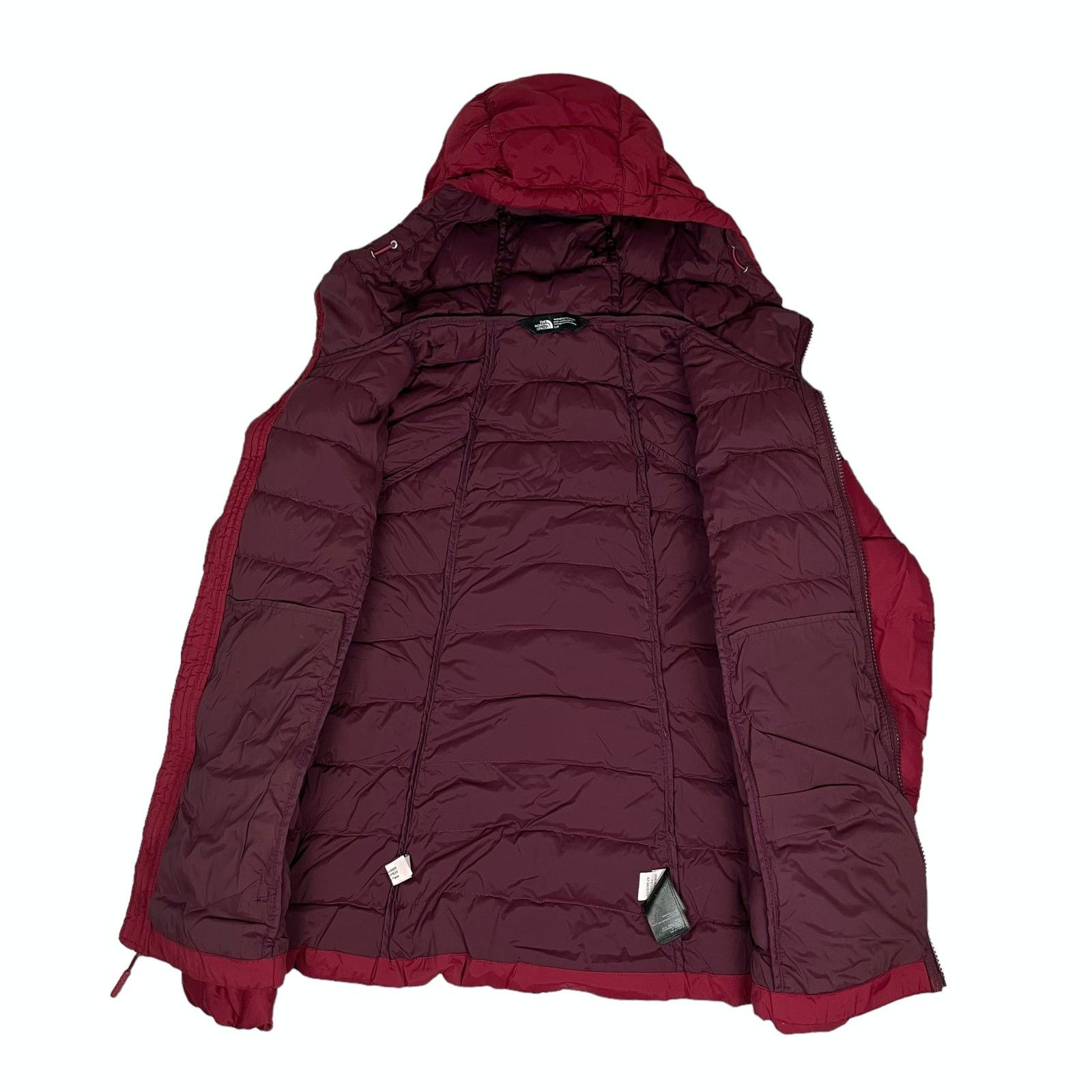 The North Face The North Face Women's Burgundy Full Zip Puffer Jacket Small Size S / US 4 / IT 40 - 11 Thumbnail