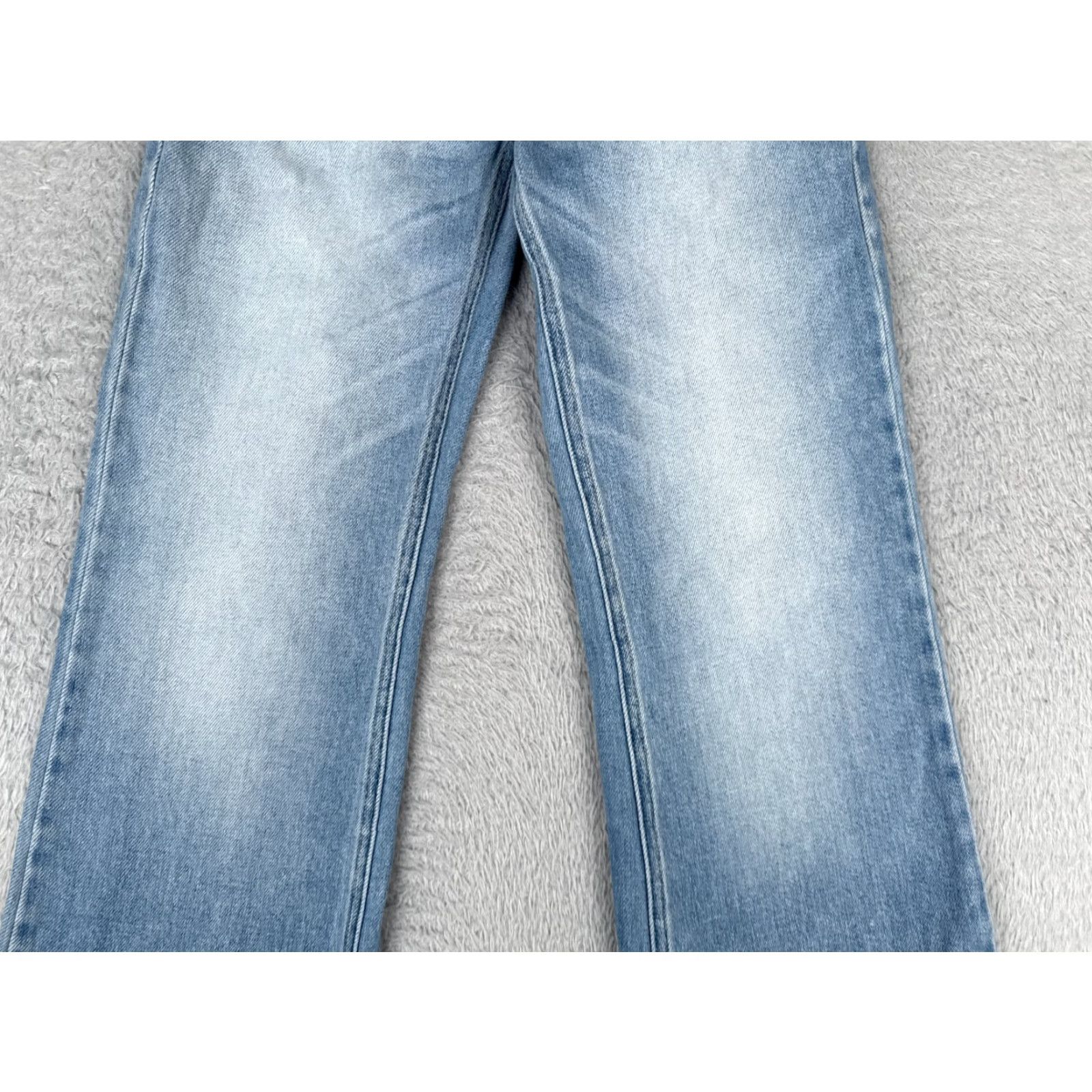 Madewell Dazy Jeans Women Jeans Wide-Leg 0 Blue Denim Mid Rise 24x27 Cotton Blend Medium Wash Madewell 5-Pocket Design Retro American Western Mens? Size 25" / US 0 / IT 36 - 3 Thumbnail