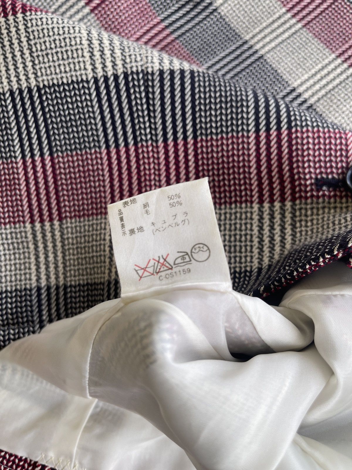 Givenchy Vintage Givenchy Glamour Cropped Plaid Jacket Size M / US 6-8 / IT 42-44 - 8 Thumbnail