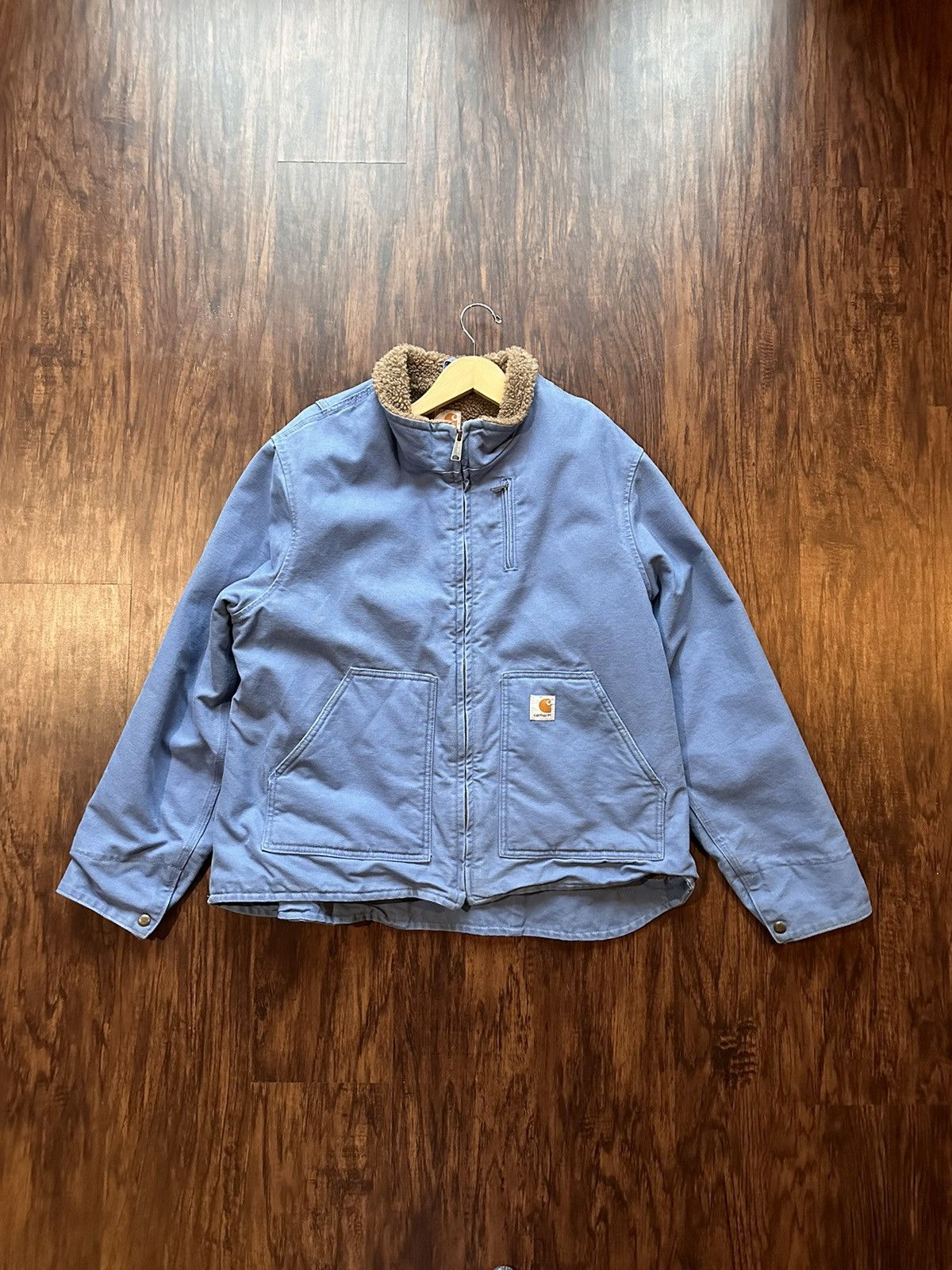 Vintage Light Blue Carhartt Jacket Size outlet L