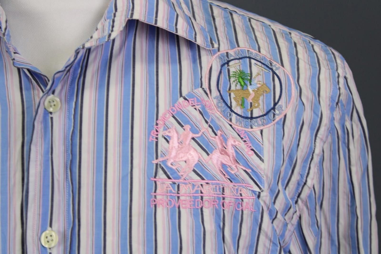 La Martina La Martina Buenos Aires Miulticolor Button Shirt Size XXL Size US XXL / EU 58 / 5 - 6 Thumbnail