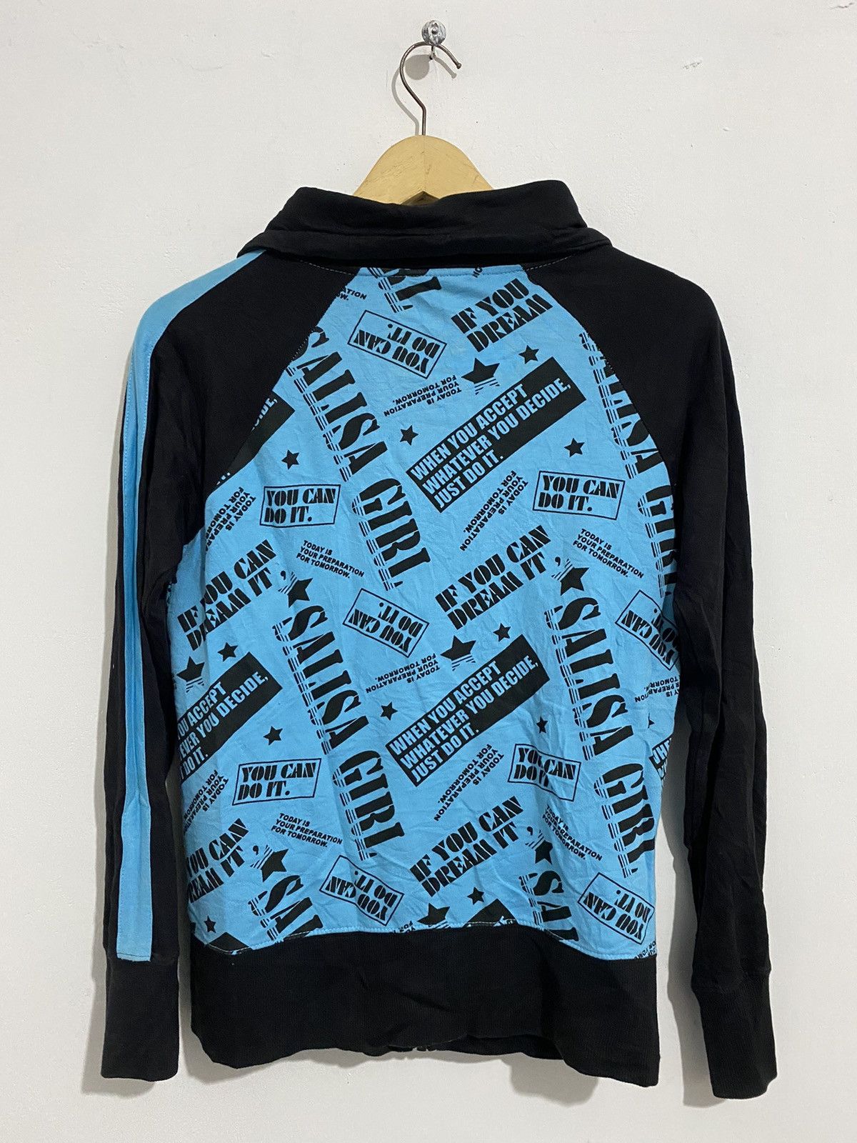 If Six Was Nine × Japanese Brand × Le Grande Bleu (L.G.B.) Japanese Salisa Girl Tracktop Poem Star Size US M / EU 48-50 / 2 - 4 Thumbnail