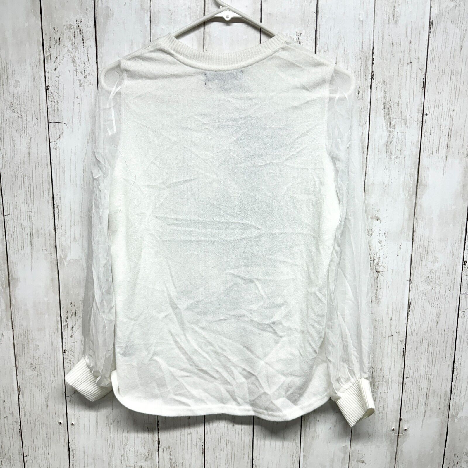 Other Love + Lace Sweater Small Lovely Paris Sequin Eiffel Tower Size S / US 4 / IT 40 - 5 Thumbnail