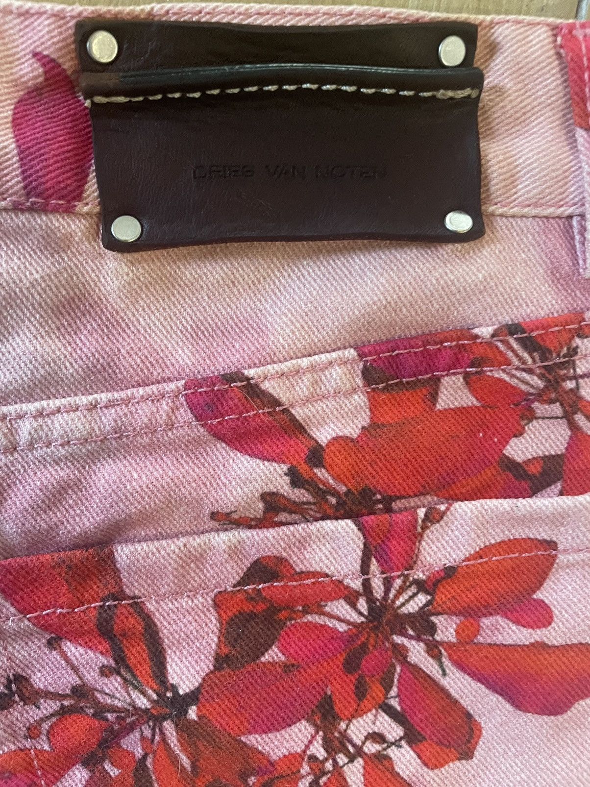Dries Van Noten Dries denim garden print Size 31" - 4 Thumbnail