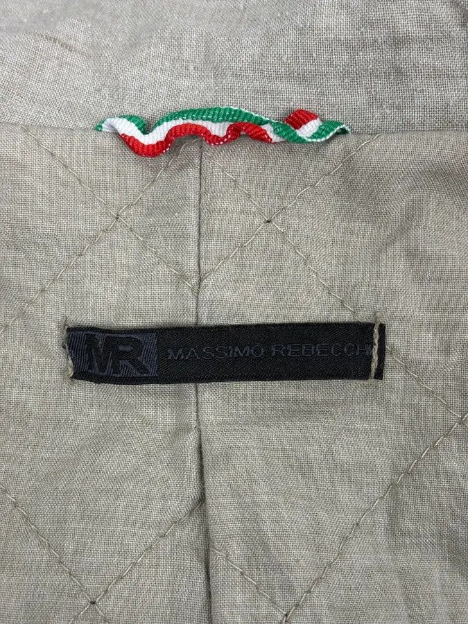 Vintage 2000s Massimo Rebecchi Khaki Animal Kingdom Long Coat Size M / US 6-8 / IT 42-44 - 9 Thumbnail