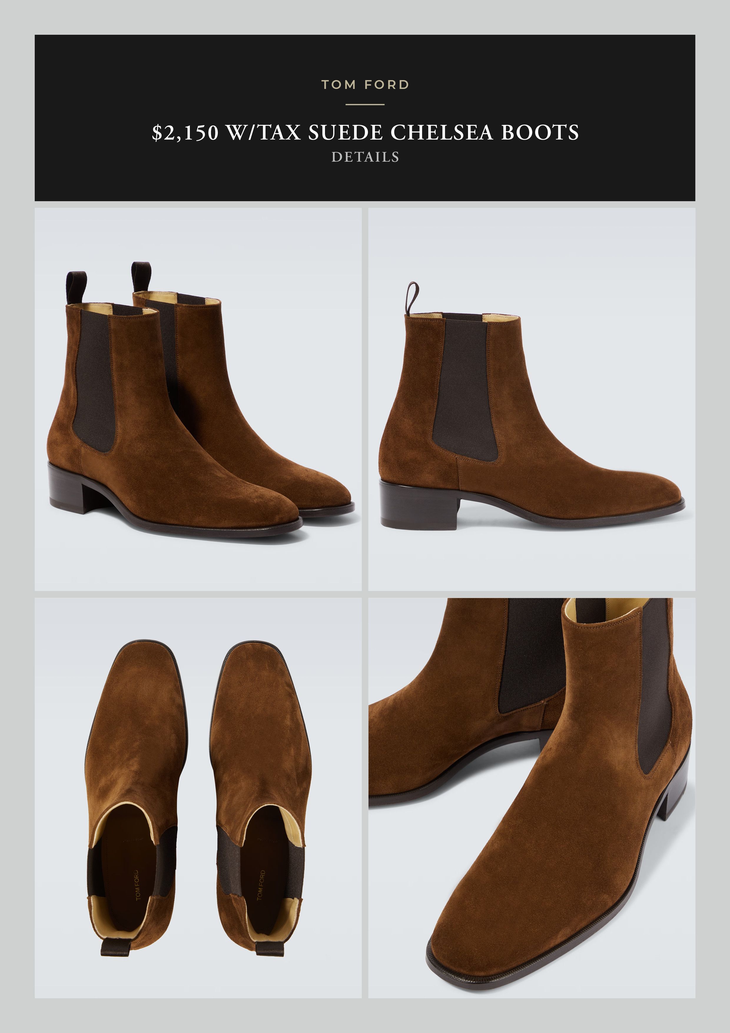 Tom Ford Best Dressed 2 150 w Tax New TOM FORD Suede Boots Grailed