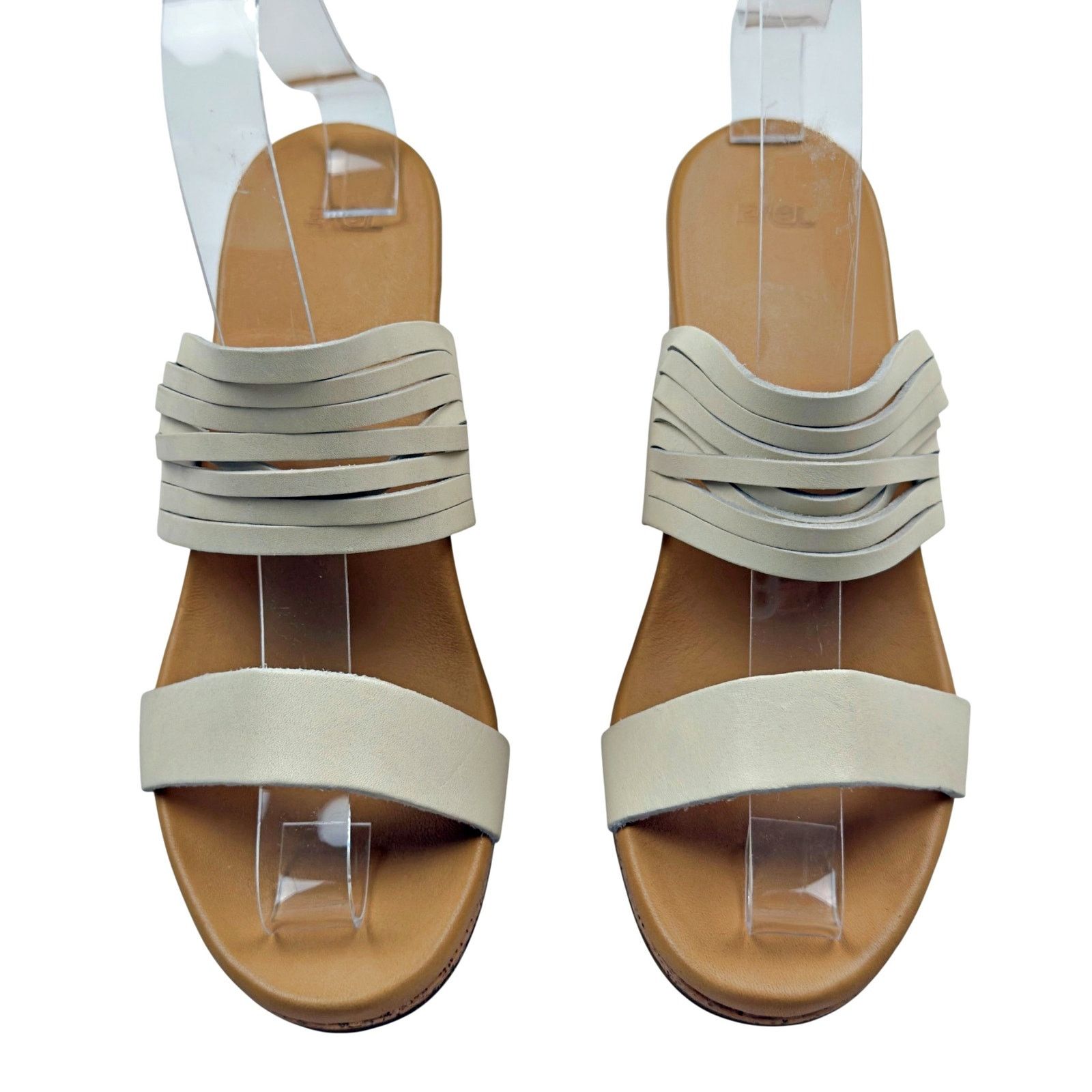 Teva Teva Arrabelle Leather Cork Wedge Strappy Sandal Beige Size US 8 / IT 38 - 1 Thumbnail