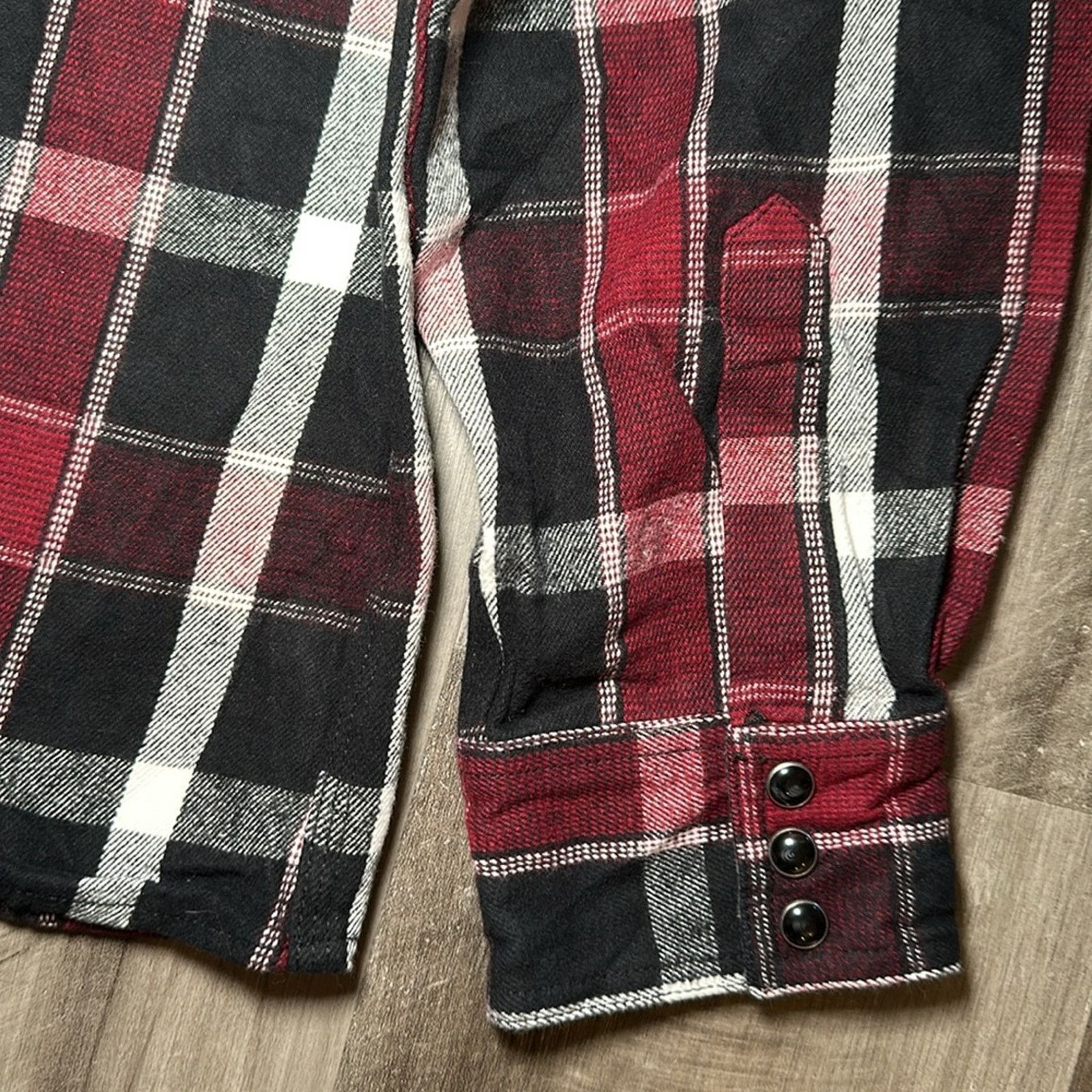 Other FiveBrother Flannel Long Sleeve Pearl Snap - Large Regular Size US L / EU 52-54 / 3 - 4 Thumbnail