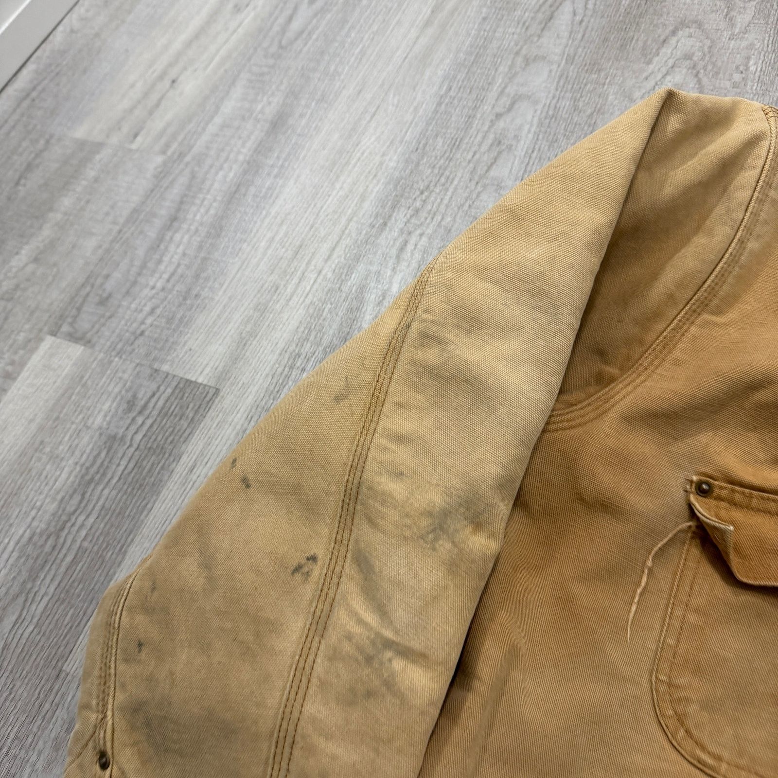 Carhartt Vintage Carhartt Chore Jacket XL Blanket Lined Distressed Size US XL / EU 56 / 4 - 6 Thumbnail