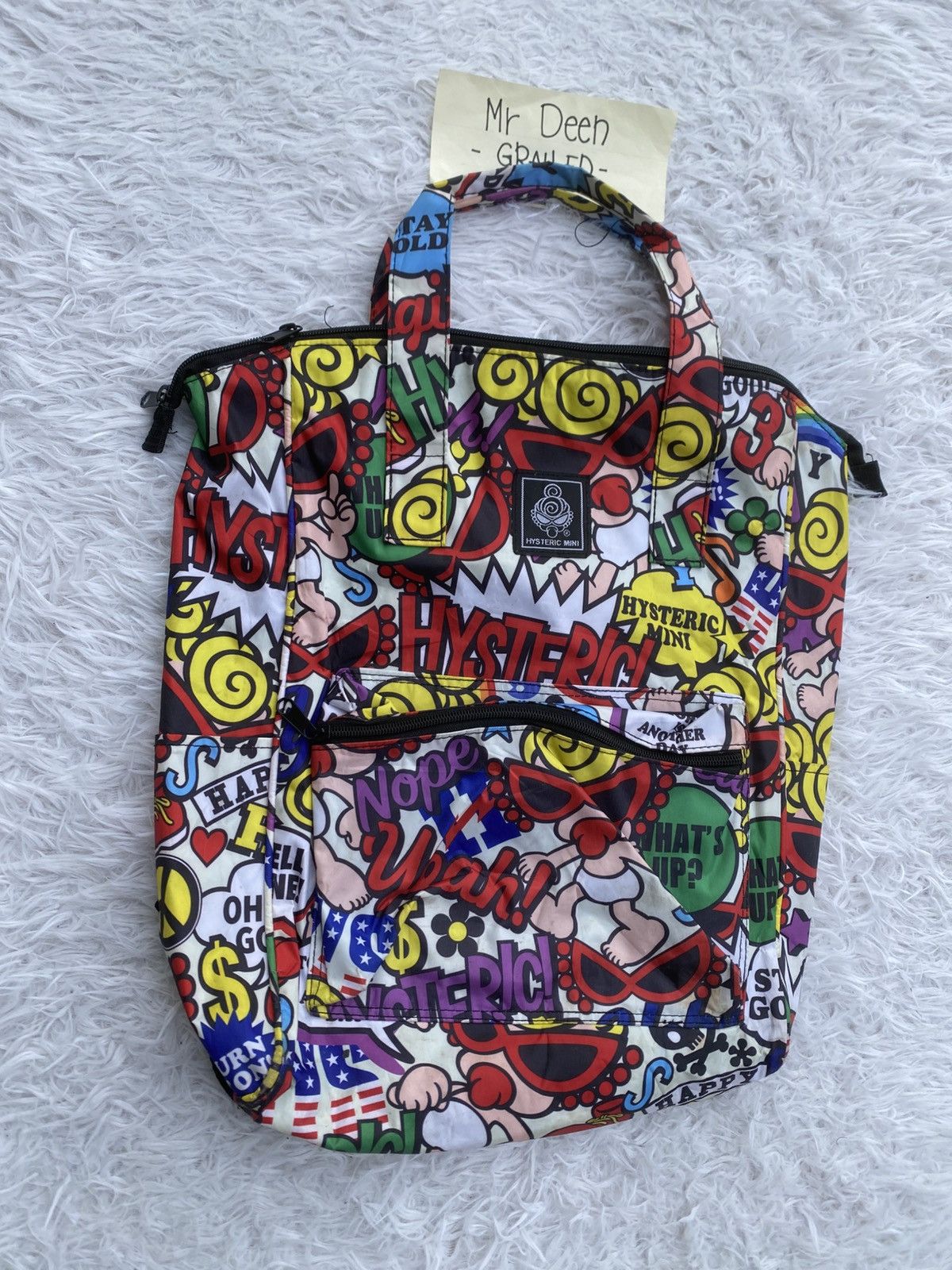 Hysteric Glamour Rare Hysteric Glamour All Over Print Day Bag Pack Size ONE SIZE - 2 Thumbnail