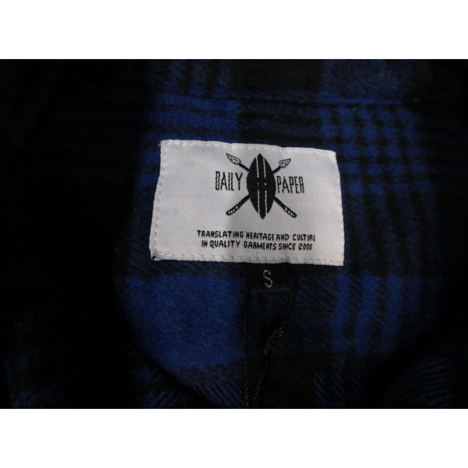 Daily Paper Daily Paper Shirt Men Small Blue Plaid Wool Blend Button Up Flannel Work Casual Size US S / EU 44-46 / 1 - 3 Thumbnail