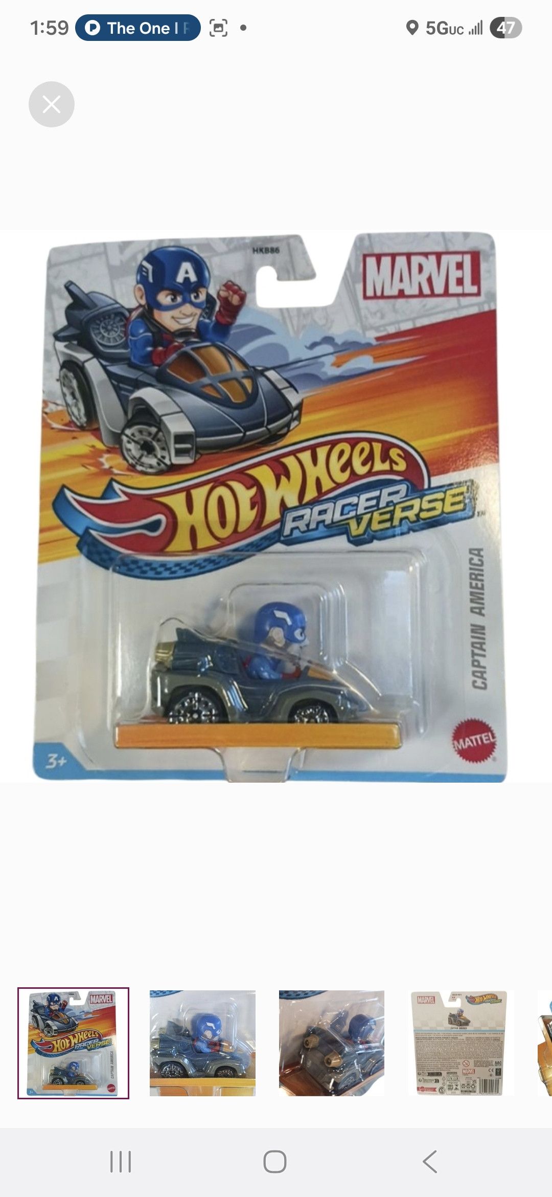 Other MARVEL × HOTWHeeLs CAPTAIN AMERICA Size ONE SIZE - 1 Thumbnail