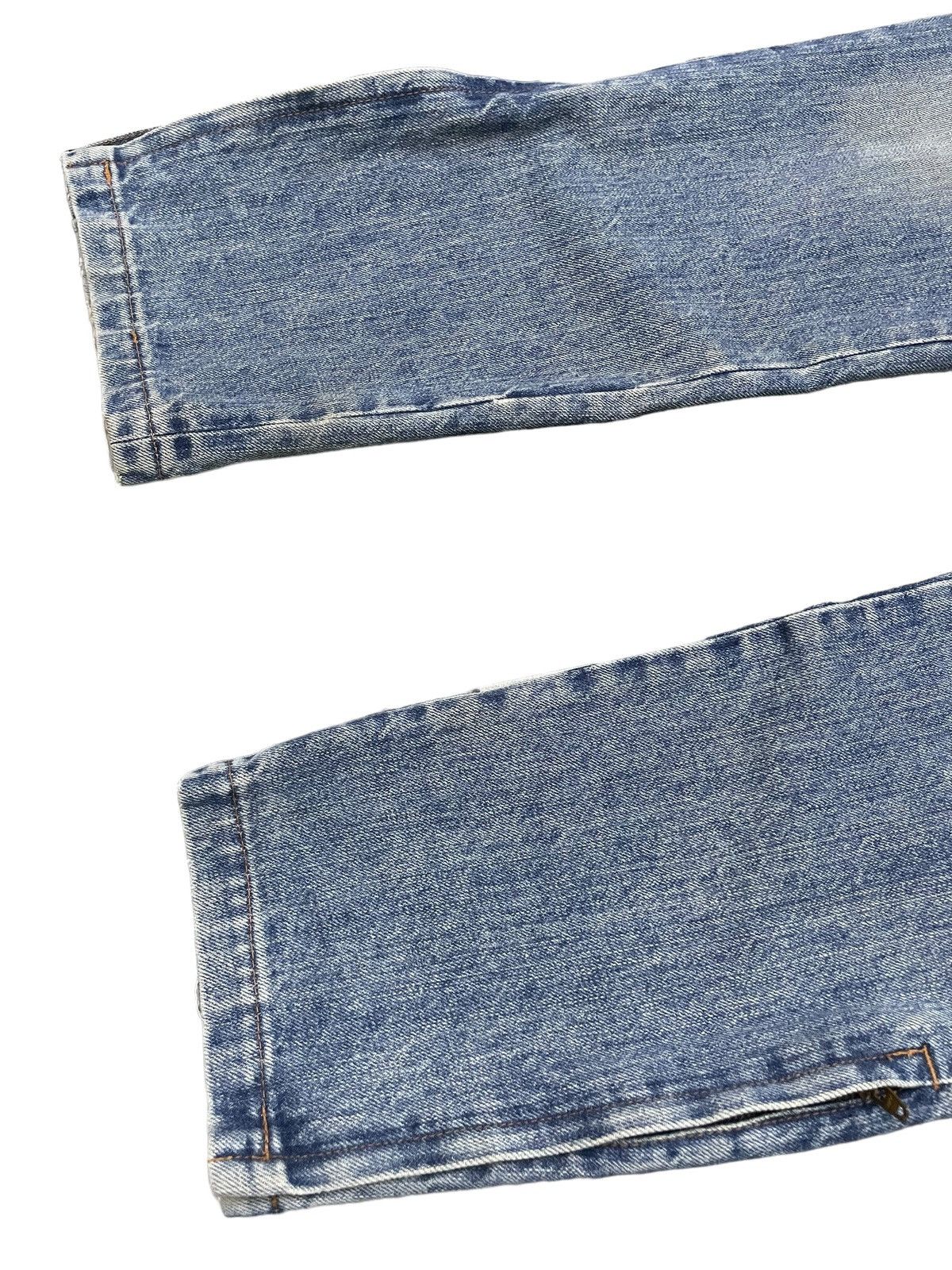 Final Home Tsumori Chisato Miyake Baker Carpenter Zip Up Leg Jeans Size US 30 / EU 46 - 8 Thumbnail