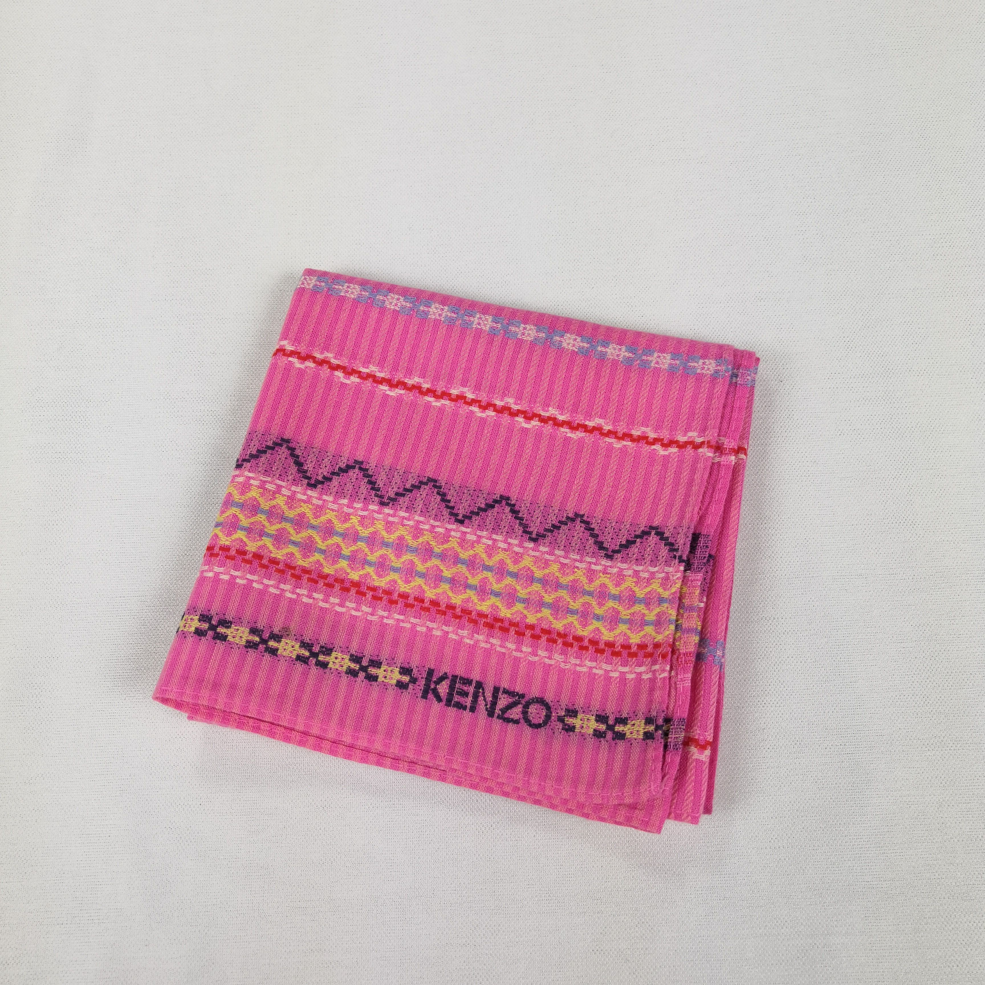 Kenzo Vintage Kenzo Scarf Neckerchief Bandana Handkerchief Size ONE SIZE - 4 Thumbnail
