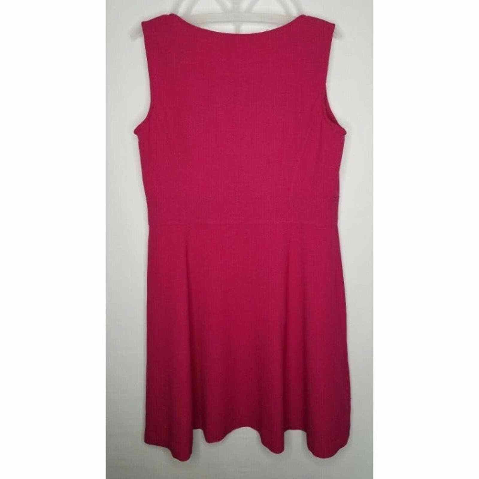 1017 ALYX 9SM 9 & Co Fuchsia Sleeveless Dress Work Career Church Night Out Size XL / US 12-14 / IT 48-50 - 3 Thumbnail