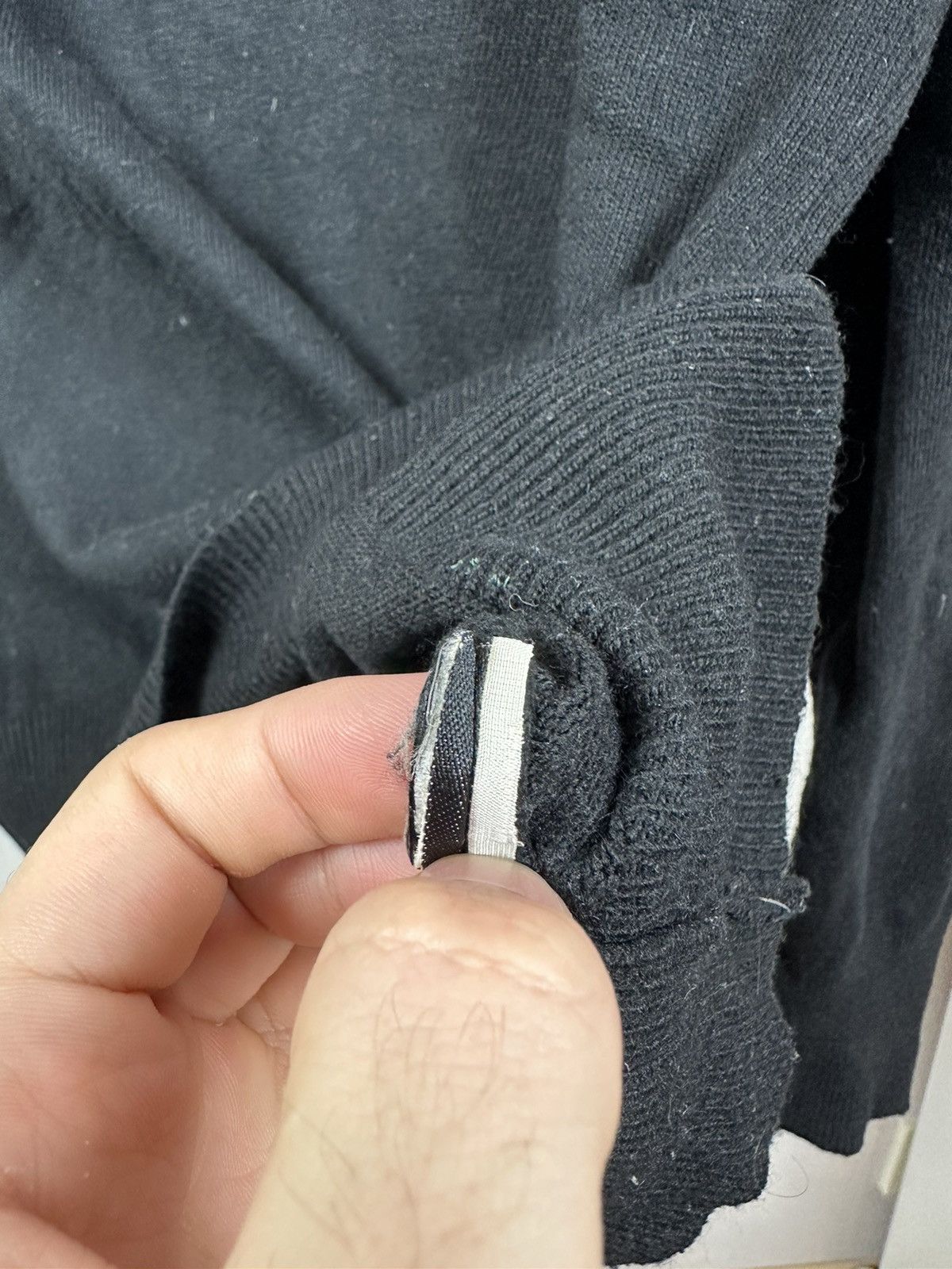 Burberry × Vintage Black Burberry turtleneck Size US S / EU 44-46 / 1 - 4 Thumbnail