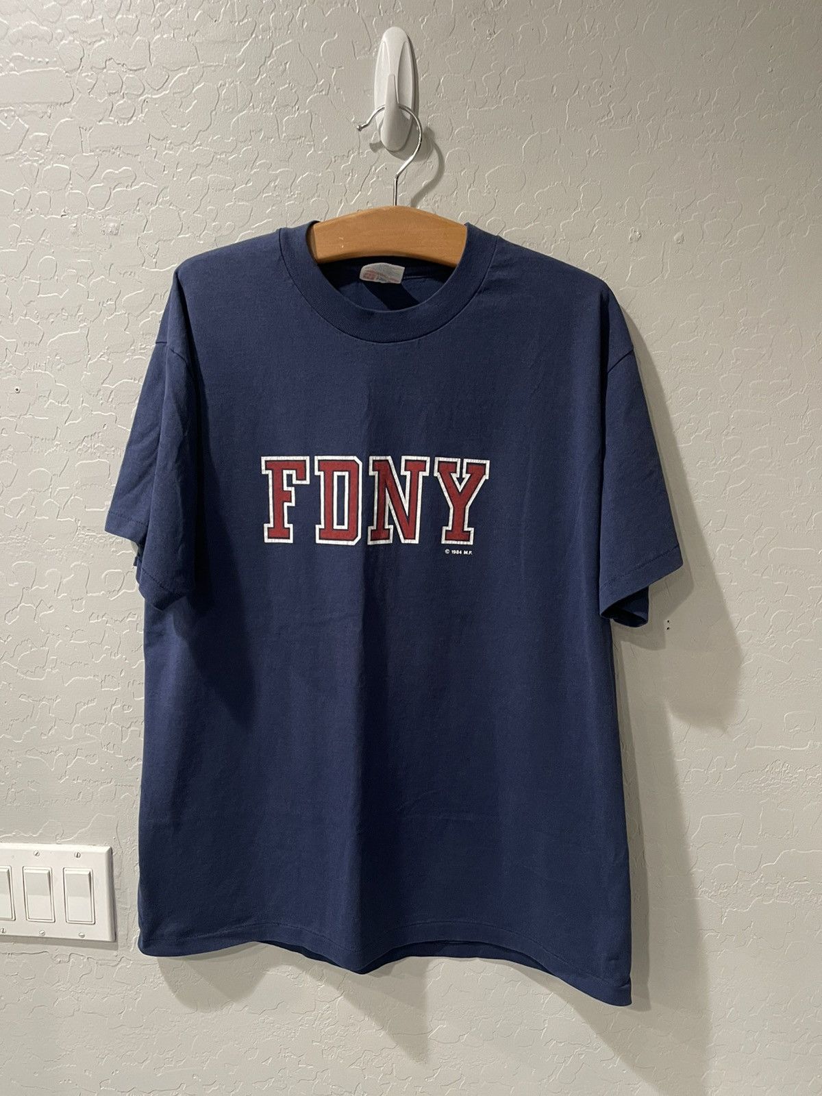 Vintage New York Fire Department FDNY SS Shirt Size Large
