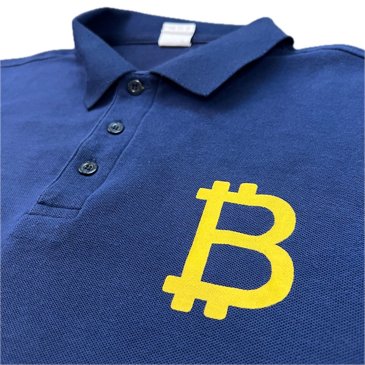 Double Sided BITCOIN Polo Tee Shirt