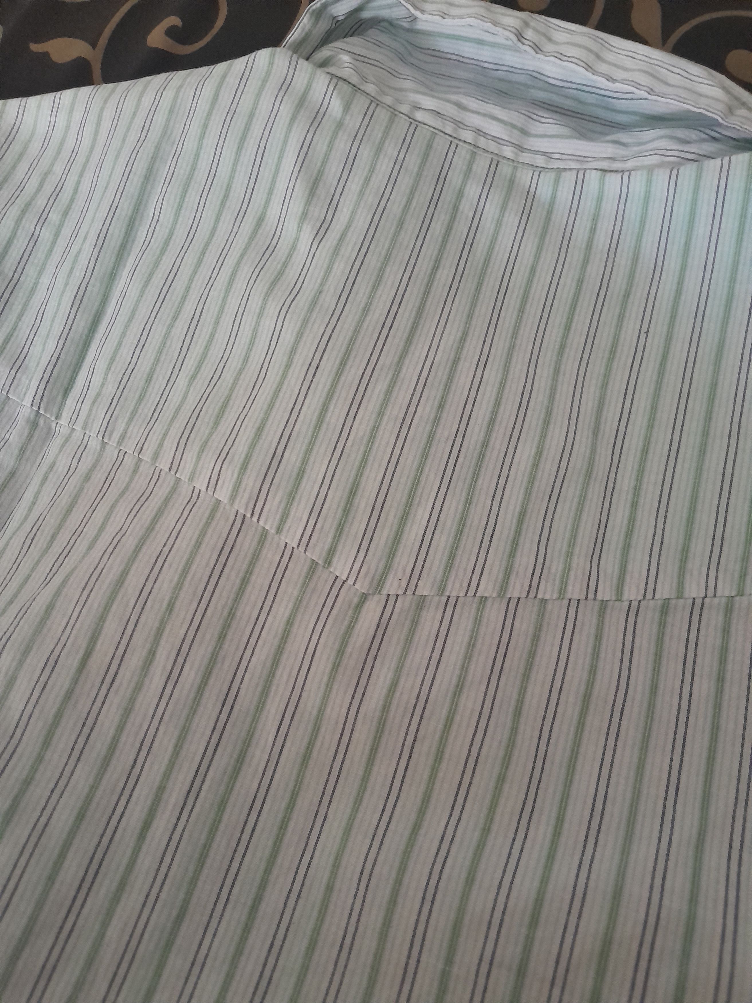 Nonnative Nonnative green stripe metal button shirt Size US M / EU 48-50 / 2 - 8 Thumbnail