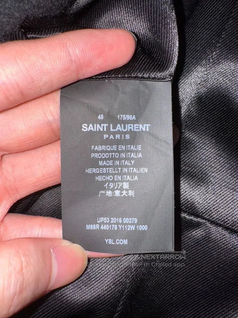 Saint Laurent Paris Saint Laurent Double. Size US L / EU 52-54 / 3 - 8 Thumbnail