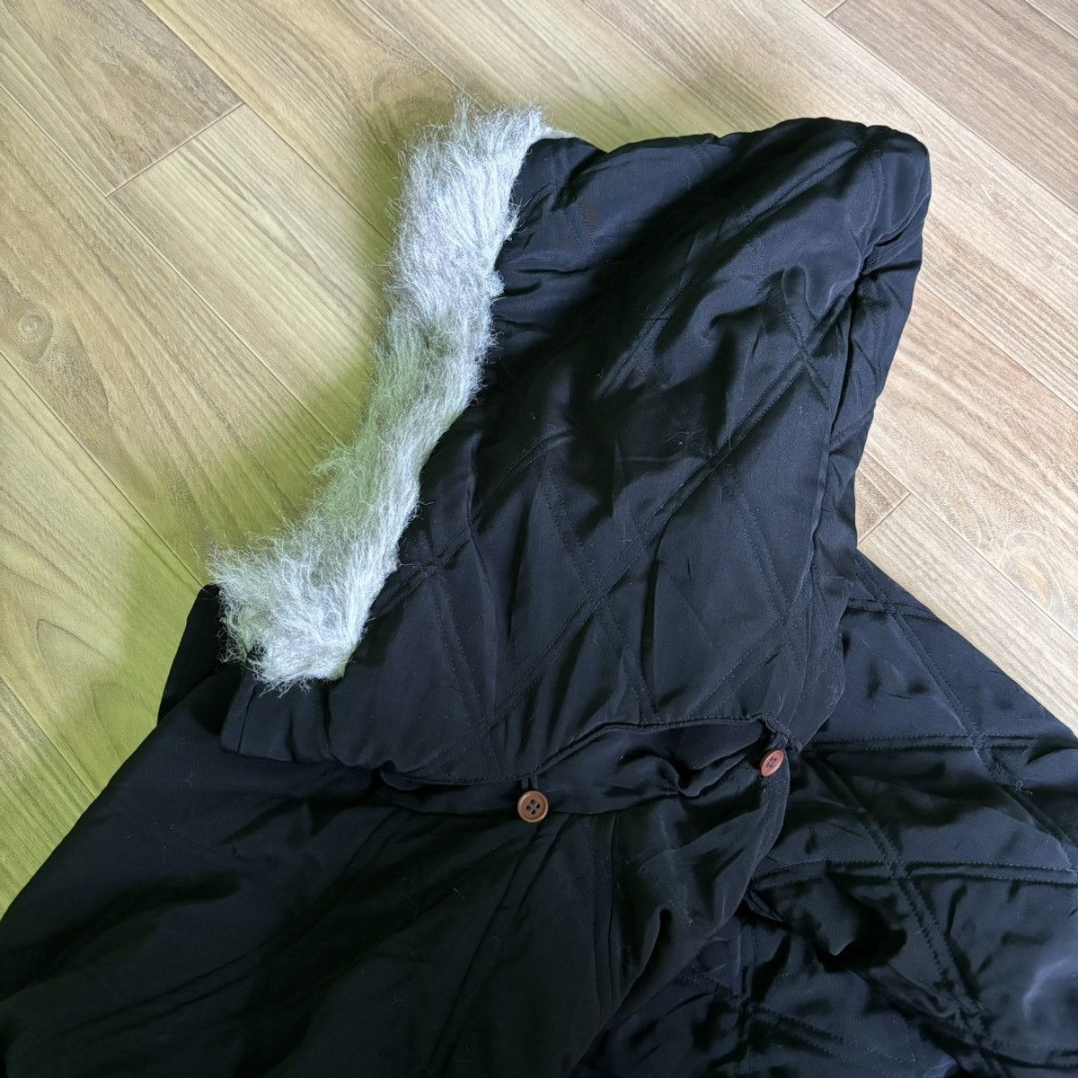 If Six Was Nine × Japanese Brand × Le Grande Bleu (L.G.B.) Inspired issey miyake LGB Style fur jacket vintage Size US XL / EU 56 / 4 - 6 Thumbnail
