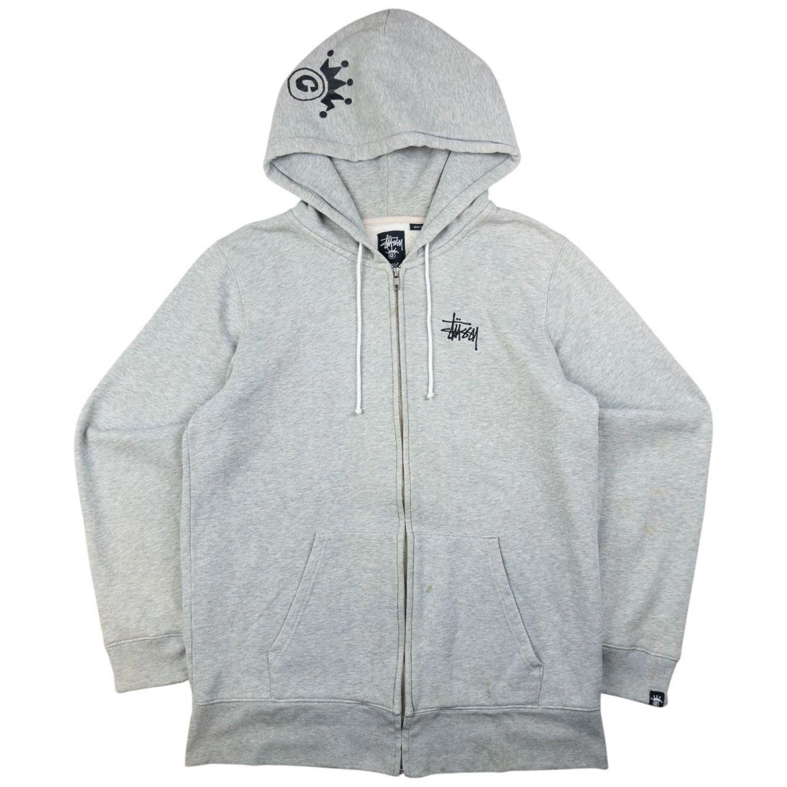 Vintage Stussy Zip Up Hoodie Size L