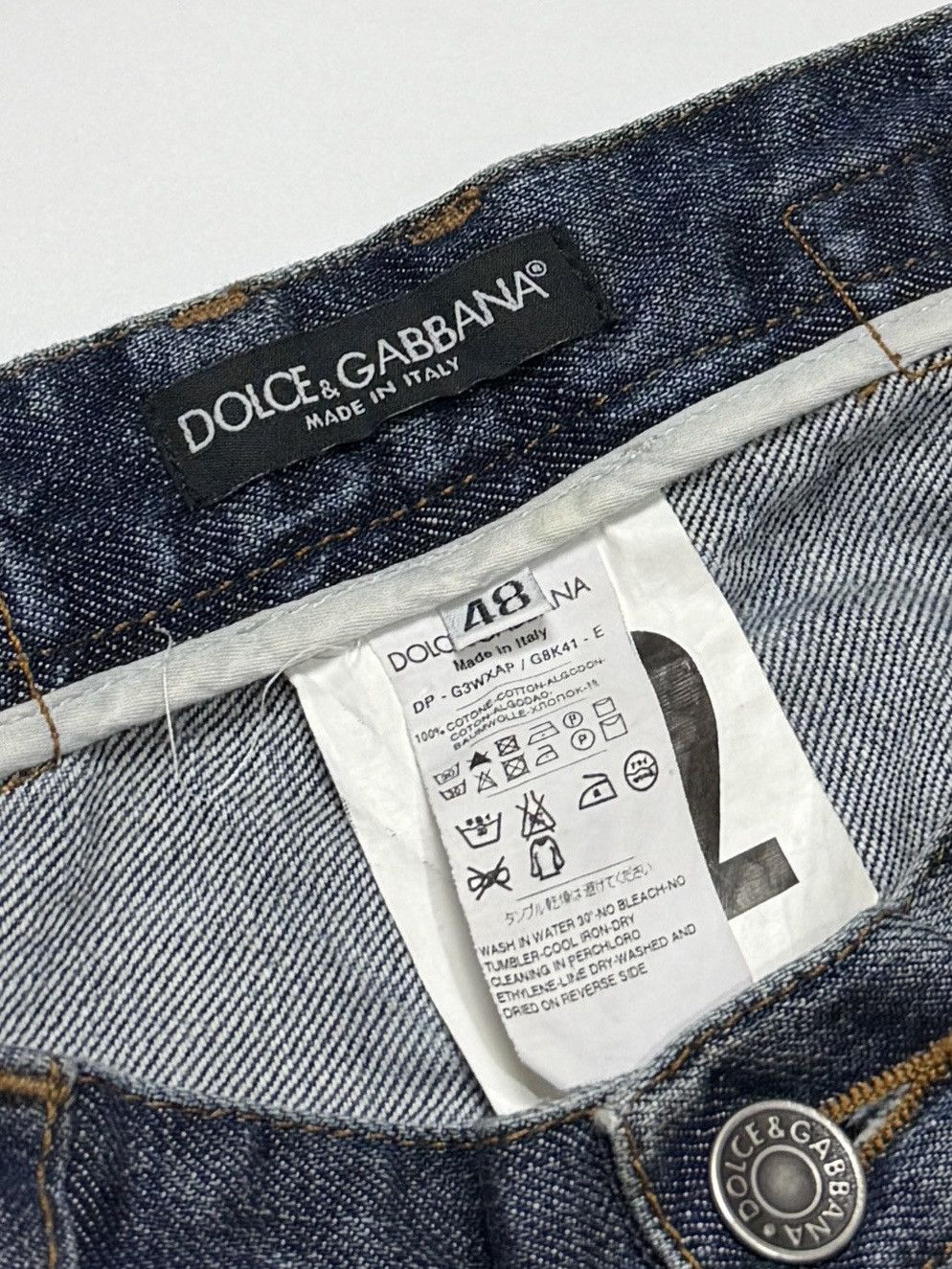 Dolce & Gabbana Dolce & Gabbana Mens Vintage Jeans Denim Size 32 Size US 32 / EU 48 - 5 Thumbnail