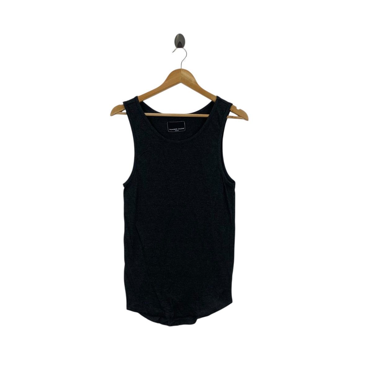 Numbers NUMBER (N)INE DENIM Takahiro Miyashita Tank Top Tee Shirt Size L / US 10 / IT 46 - 1 Thumbnail